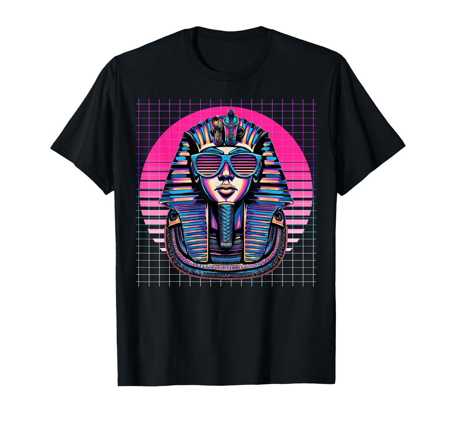 Pharaoh Sunglasses King Tut Vaporwave T-Shirt - Trendy Graphic for Adults - T-Shirt, Sweatshirt, Hoodie