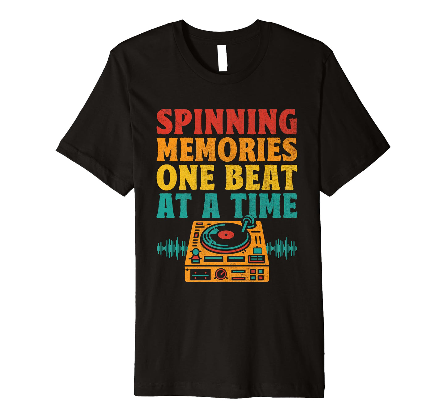 Funny Old School Dj Equipment Table T-Shirt - Fun Novelty Design Men Women - T-Shirt, Sweatshirt, Hoodie