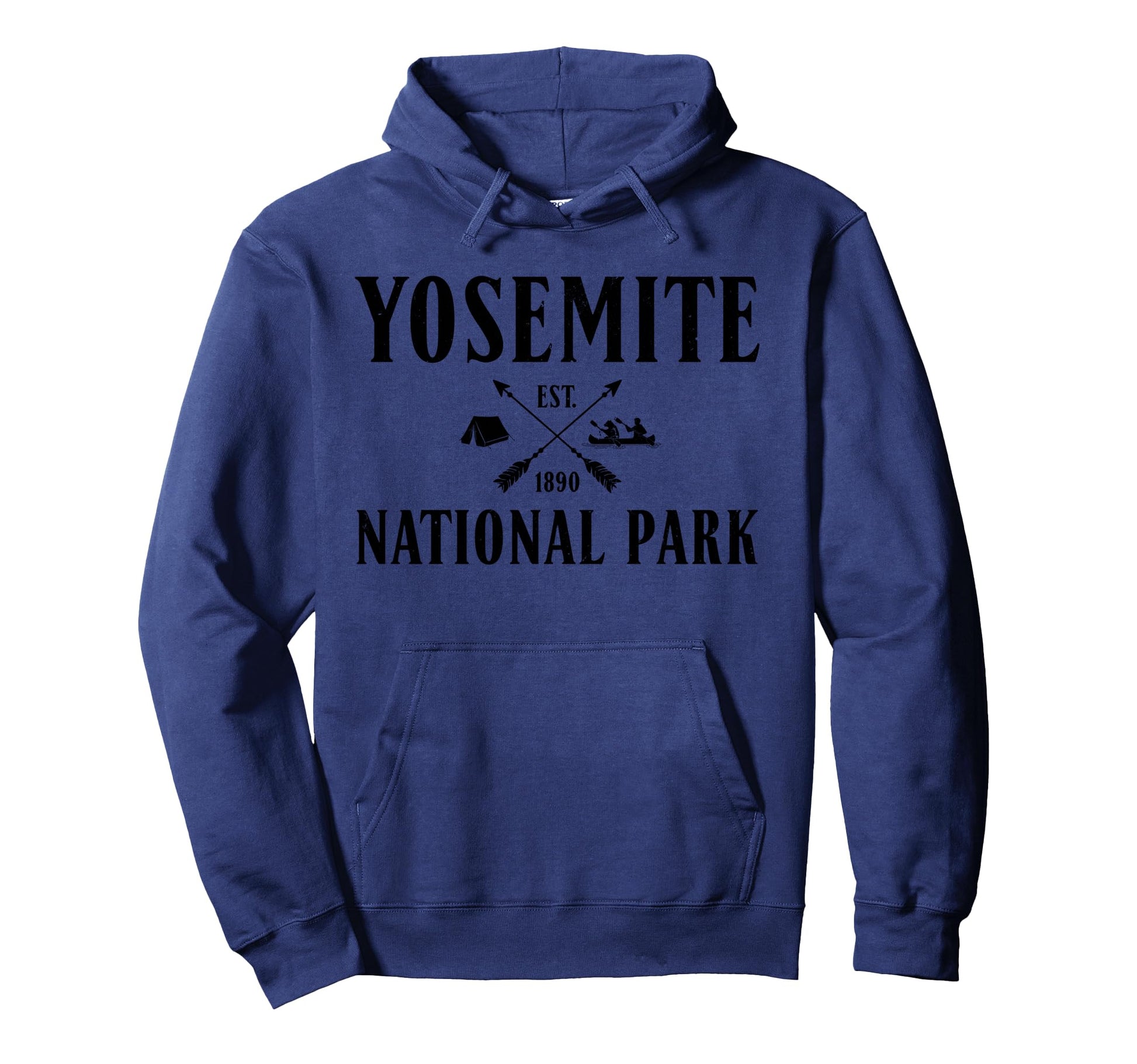 Yosemite National Park Outdoors 1890 Hoodie - Streetwear Style for Adults - T-Shirt, Sweatshirt, Hoodie