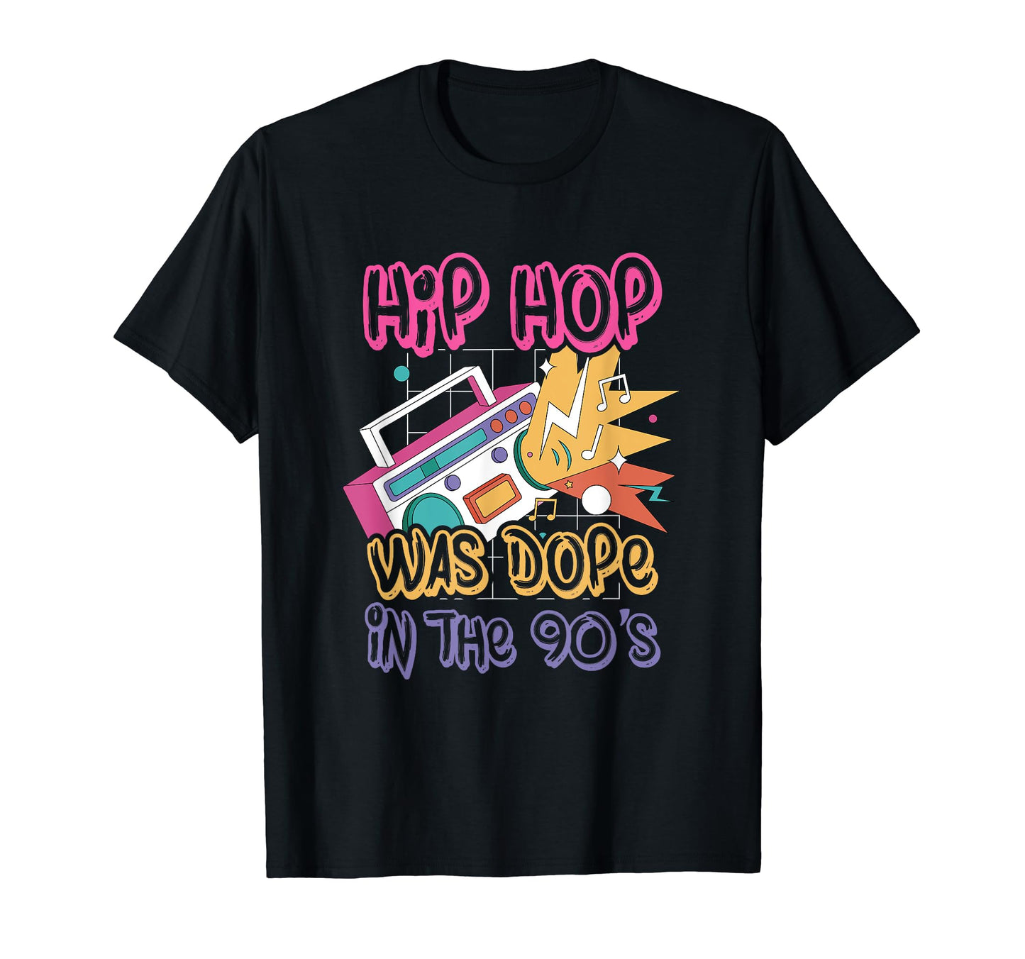 Hip Hop Was Dope 90S Music Fan Grunge Lover T-Shirt - Graphic Print Unisex - T-Shirt, Sweatshirt, Hoodie