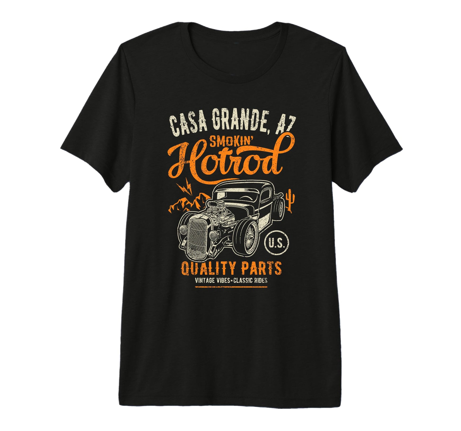 Casa Grande Arizona Hotrod T-Shirt - Casual Everyday Wear for Adults - T-Shirt, Sweatshirt, Hoodie