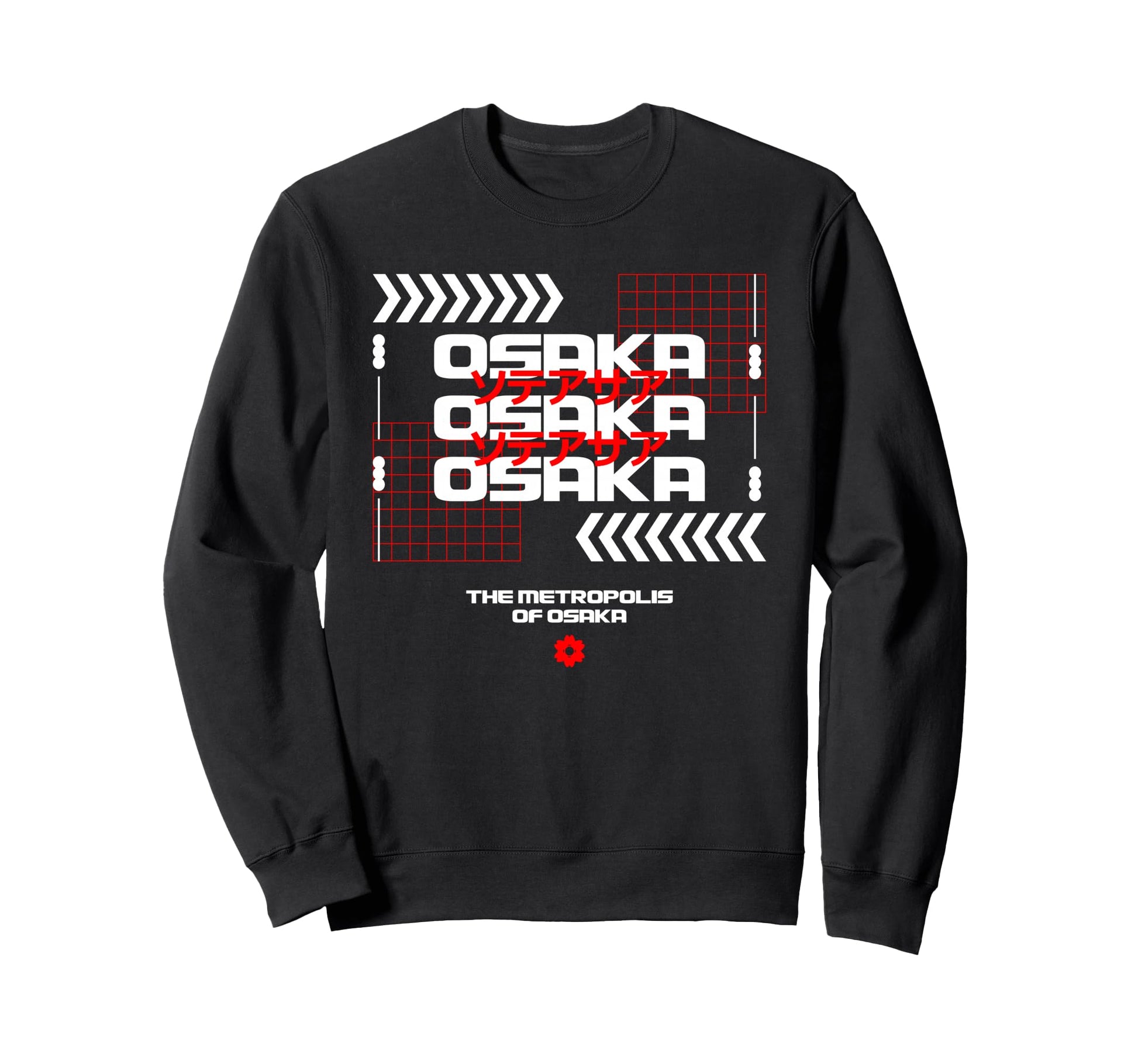 Osaka Japan Anime Aesthetic Sweatshirt - Casual Everyday Wear for Adults - T-Shirt, Sweatshirt, Hoodie