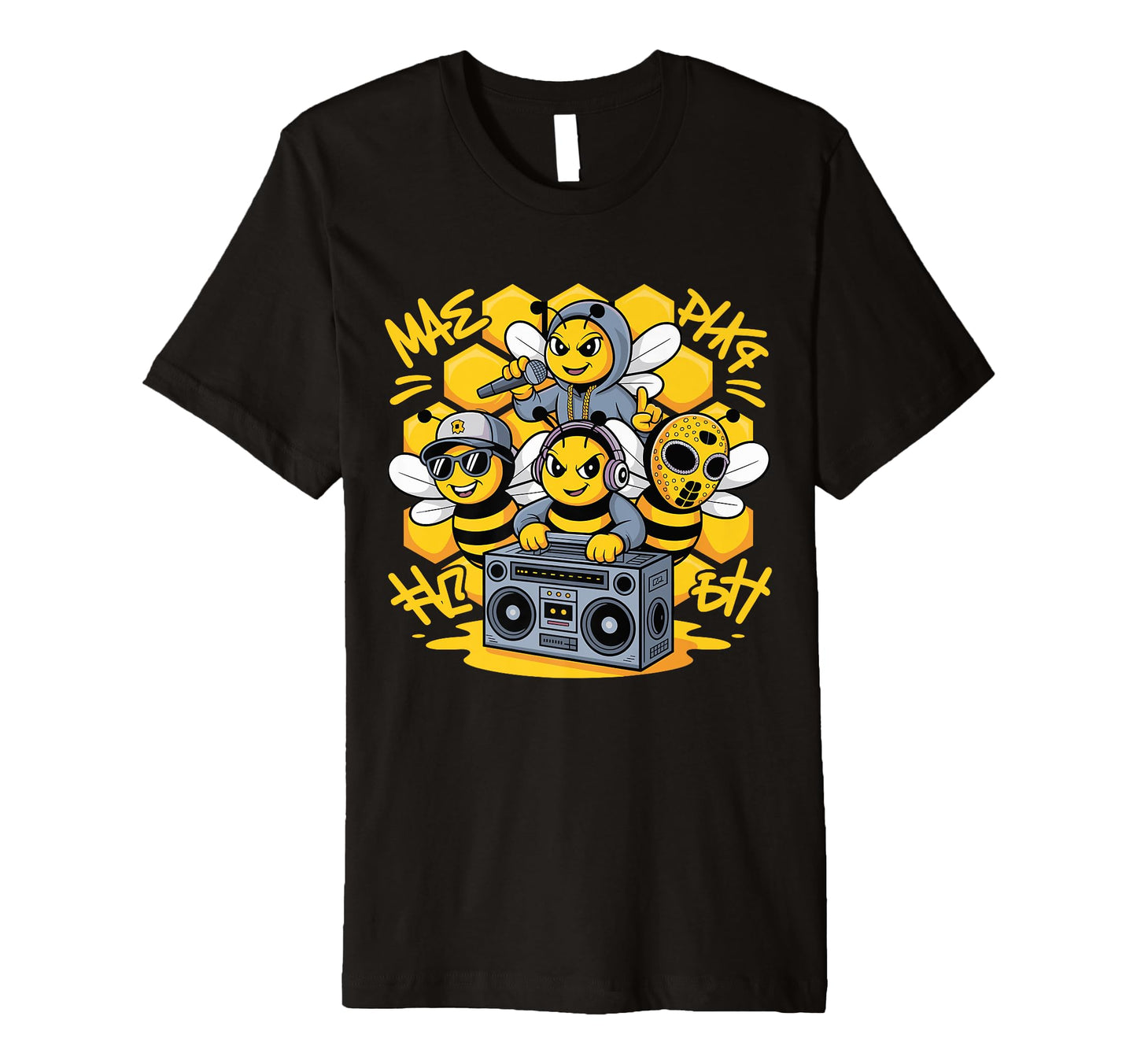 Bees Hip Hop Dance Crew Old School Rap T-Shirt - Streetwear Style Unisex - T-Shirt, Sweatshirt, Hoodie