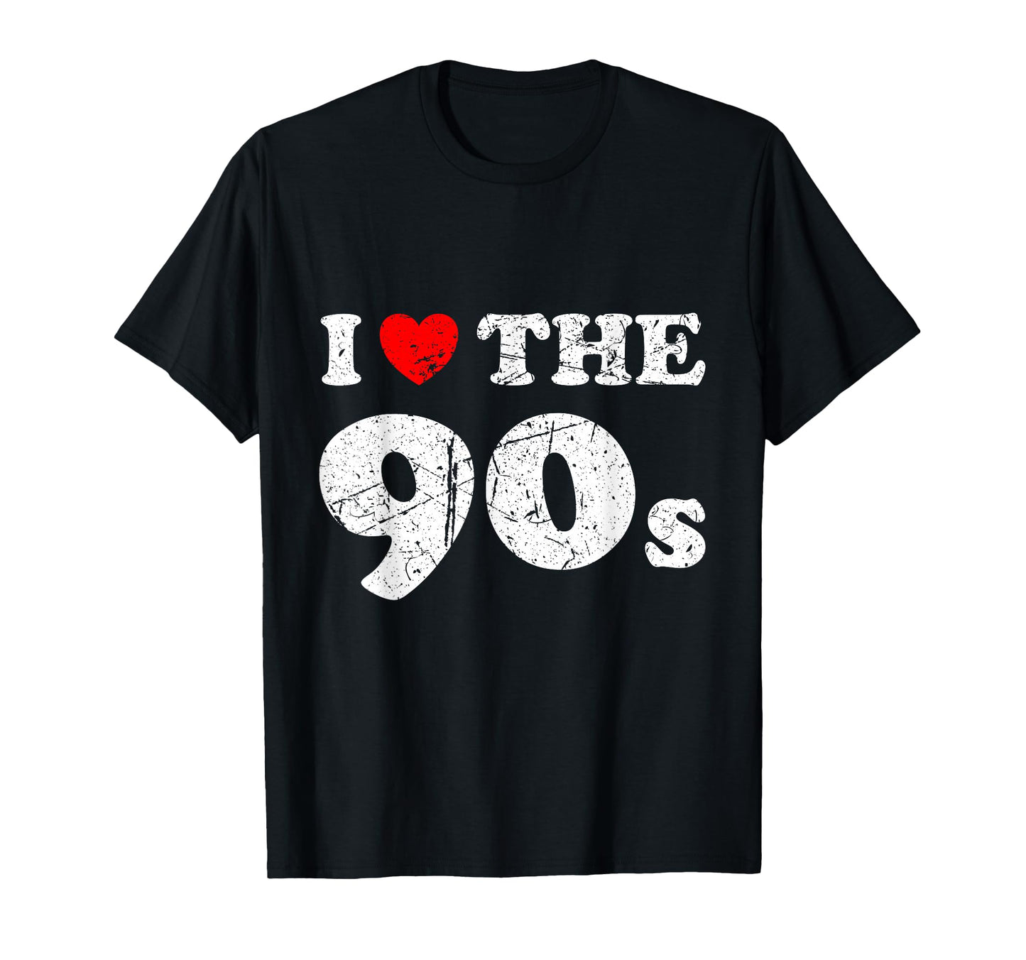 Distressed Grunge Worn Out I Love T-Shirt - Fun Novelty Design Men Women - T-Shirt, Sweatshirt, Hoodie