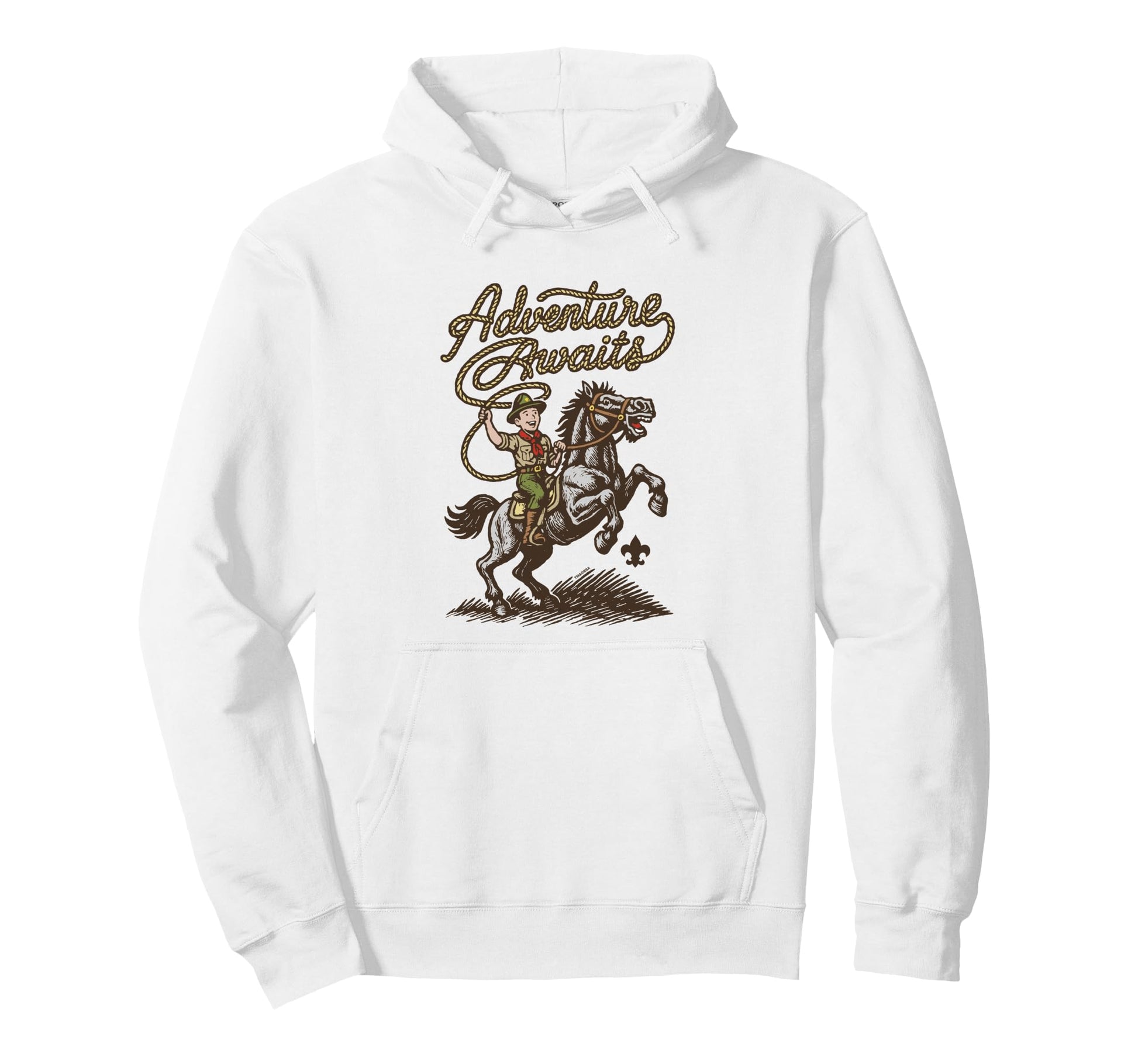 Adventure Awaits Scouting America Hoodie - Casual Everyday Wear Unisex - T-Shirt, Sweatshirt, Hoodie