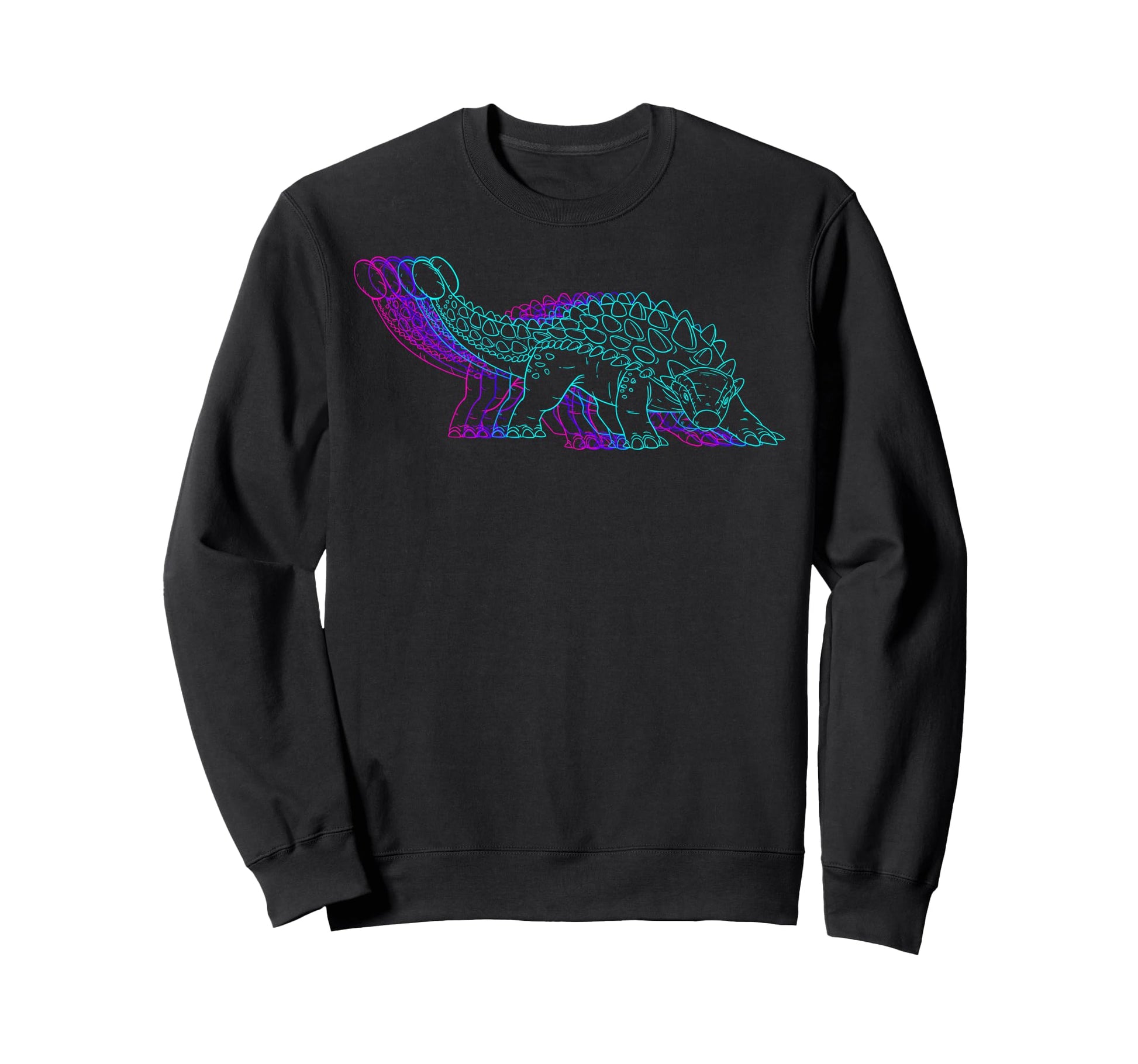 Ankylosaurus Dinosaur Sweatshirt - Casual Everyday Wear for Adults - T-Shirt, Sweatshirt, Hoodie