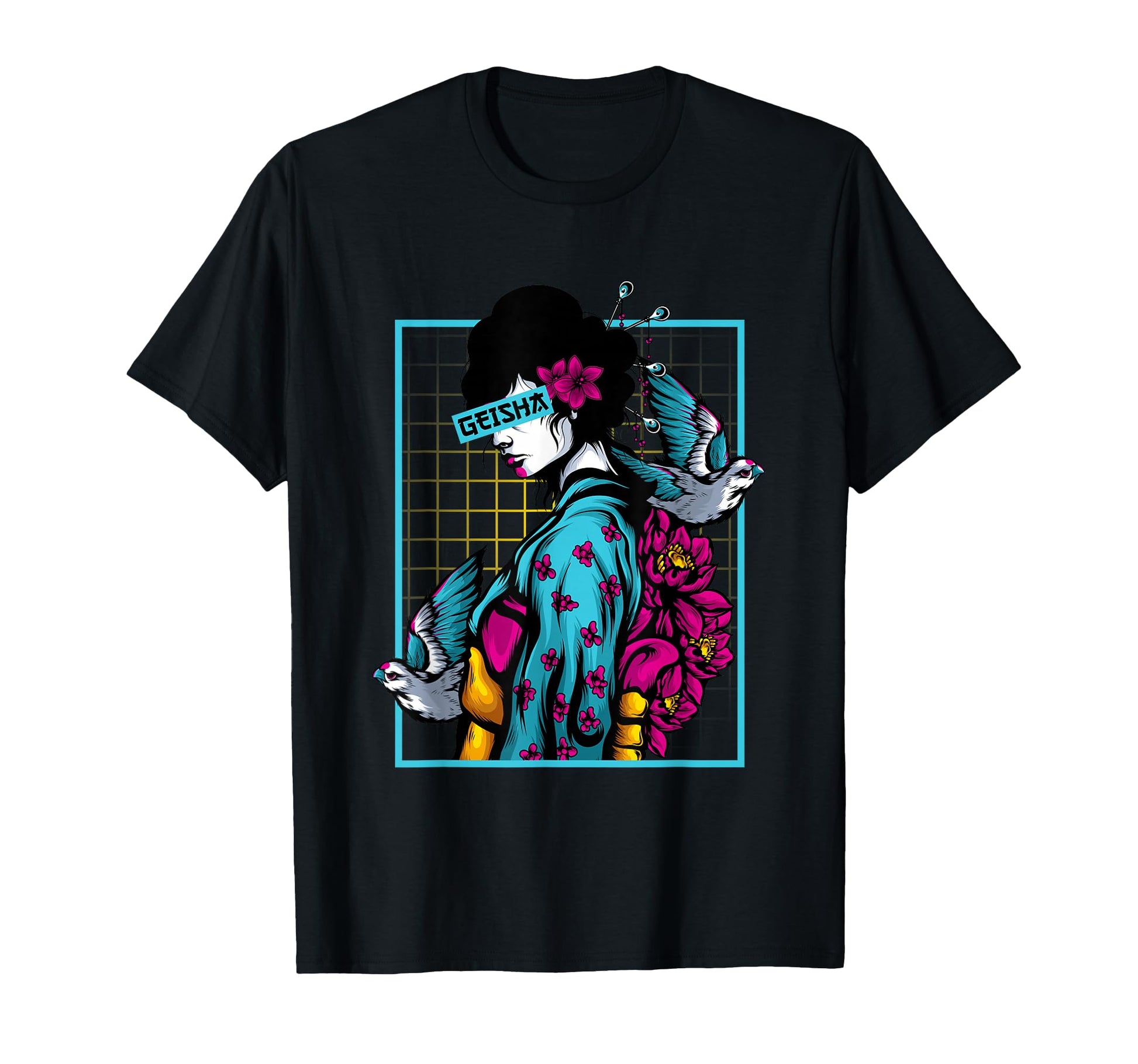 Kawaii Geisha Japanese Tradition T-Shirt - Trendy Graphic Men Women - T-Shirt, Sweatshirt, Hoodie