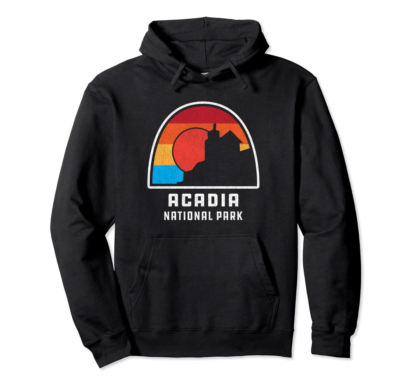 Acadia National Park Maine Outdoor Hoodie - Trendy Graphic for Adults - T-Shirt, Sweatshirt, Hoodie