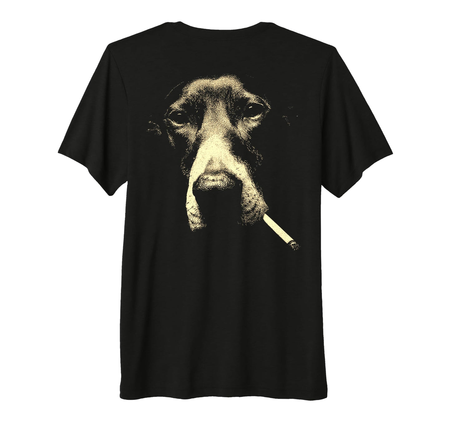 Great Dane Smoking Cigarette Grunge T-Shirt - Aesthetic Graphic Unisex - T-Shirt, Sweatshirt, Hoodie