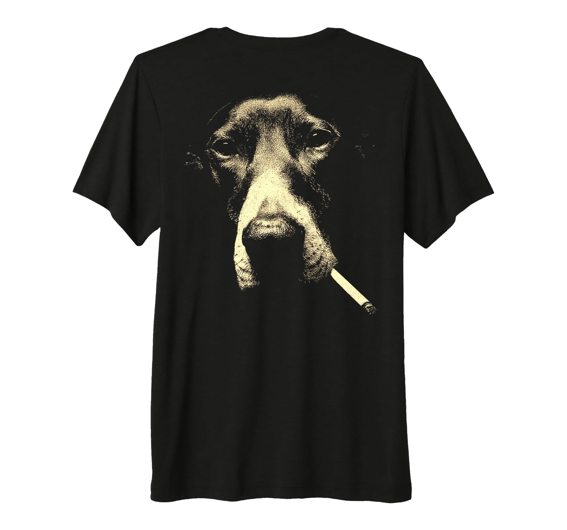 Great Dane Smoking Cigarette Grunge T-Shirt - Aesthetic Graphic Unisex - T-Shirt, Sweatshirt, Hoodie