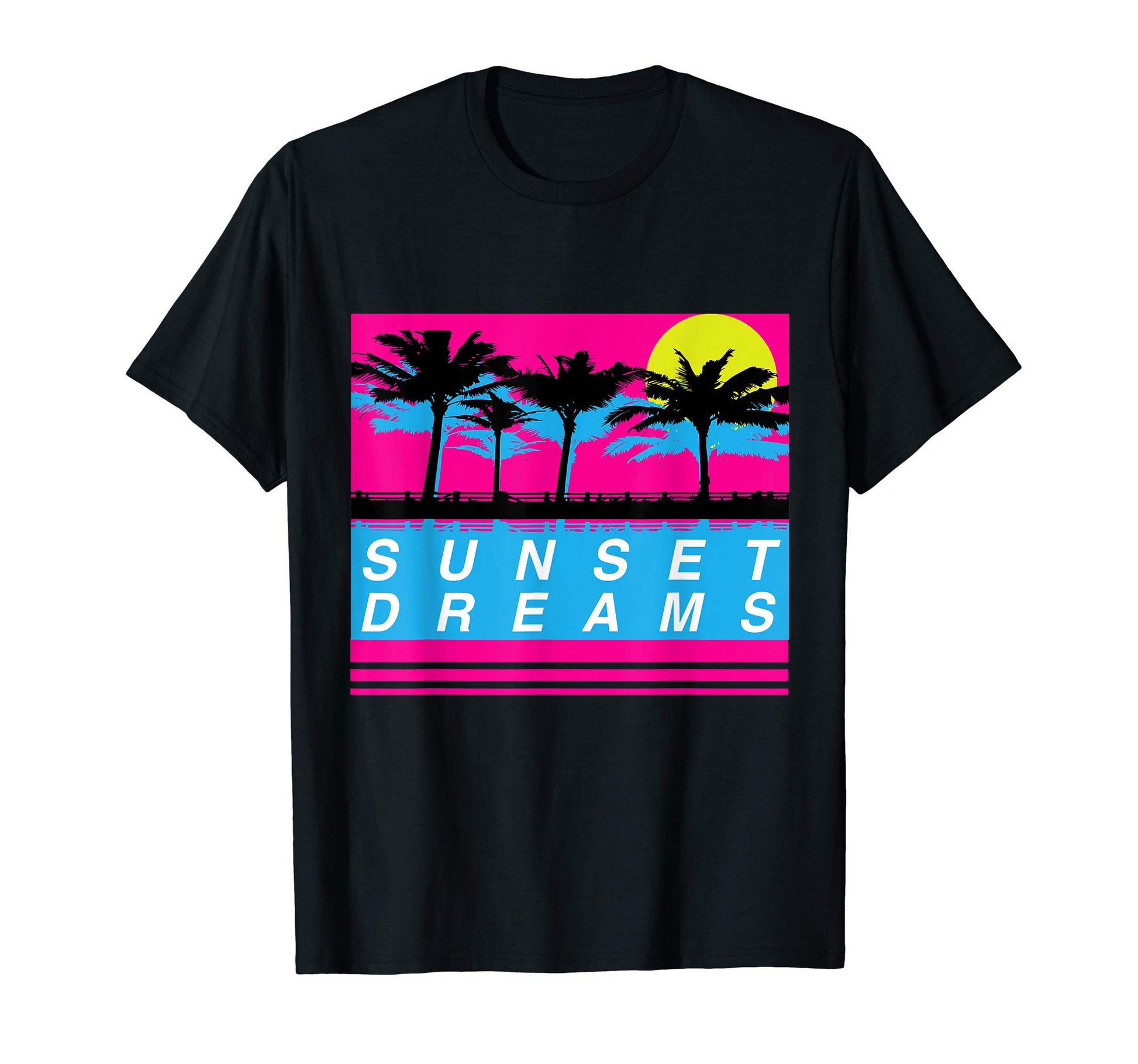 80S Beach Aesthetic Vaporwave T-Shirt - Minimalist Print for Adults - T-Shirt, Sweatshirt, Hoodie