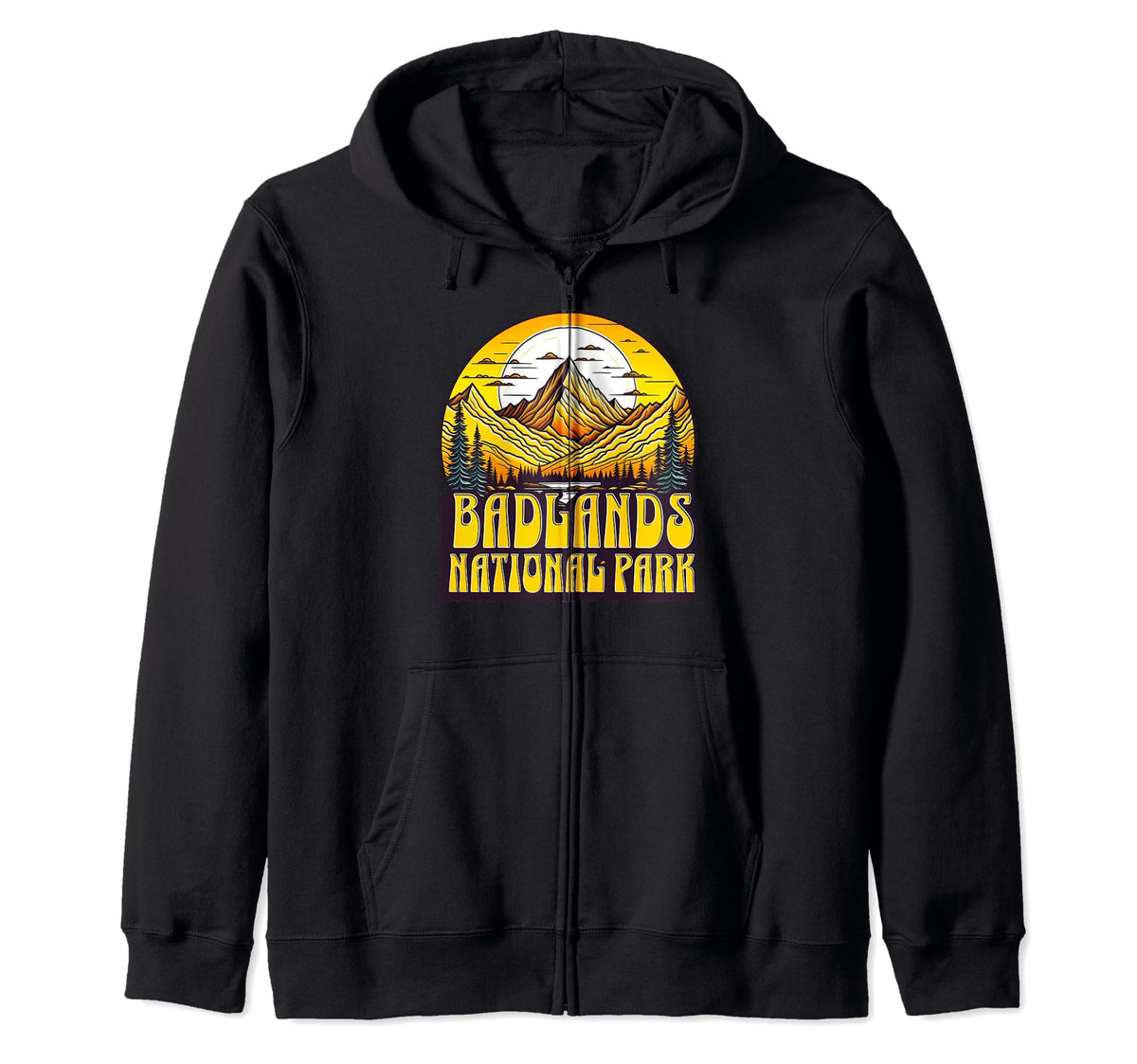 Badlands National Park South Dakota Hoodie - Aesthetic Graphic Men Women - T-Shirt, Sweatshirt, Hoodie