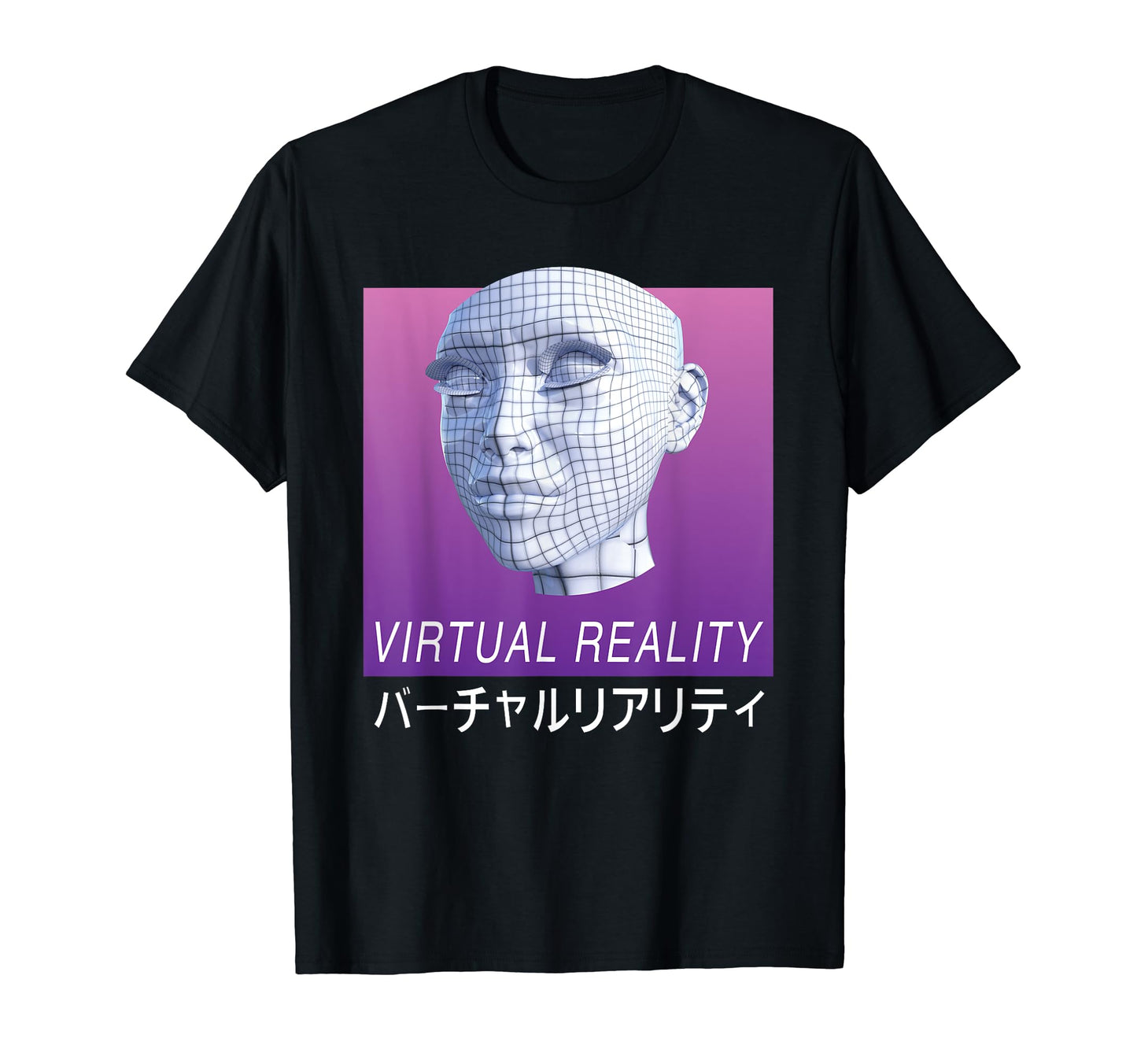 Futuristic Japanese Virtual T-Shirt - Fun Novelty Design for Adults - T-Shirt, Sweatshirt, Hoodie
