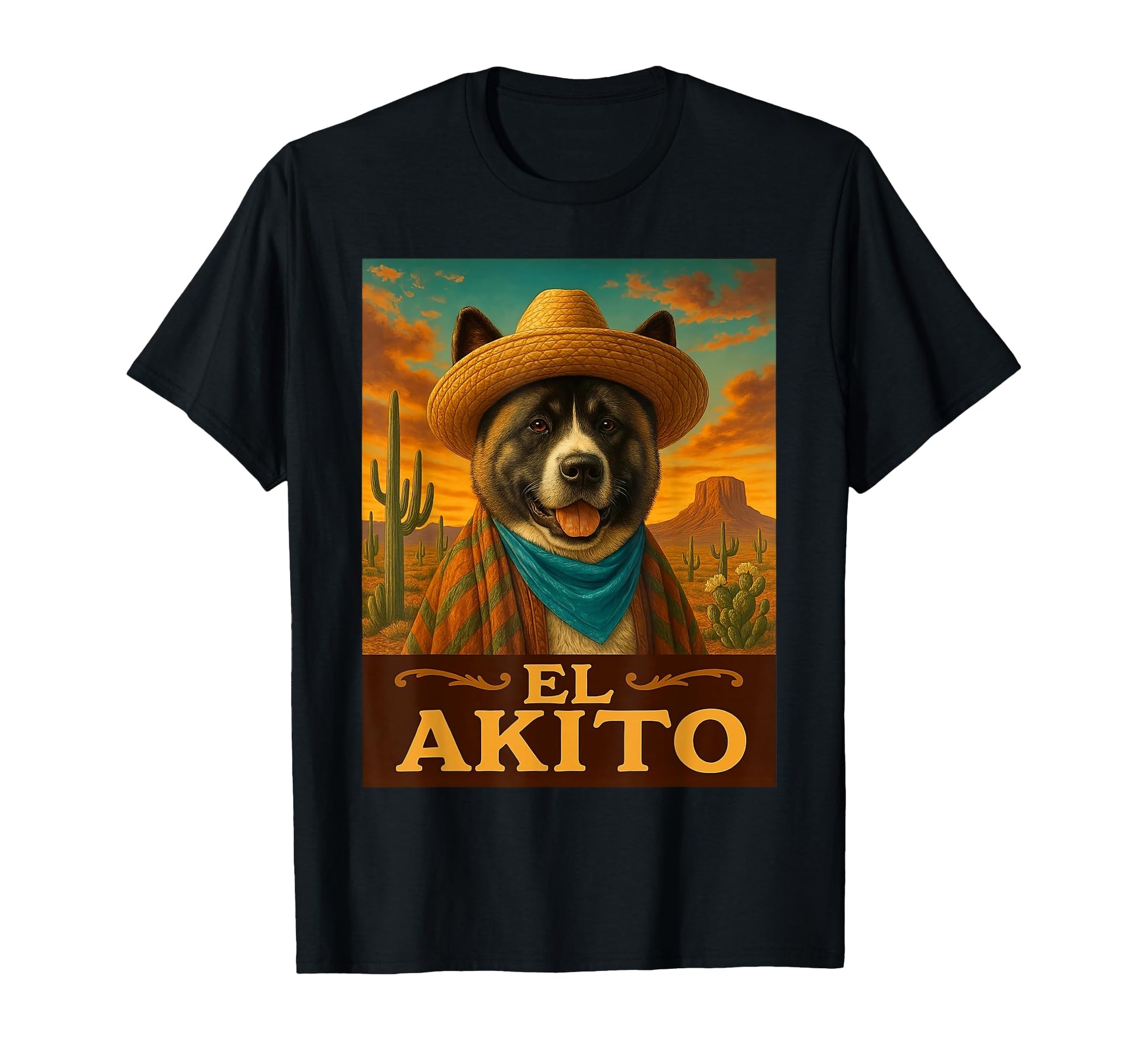 American Akita El Akito Wild T-Shirt - Casual Everyday Wear for Adults - T-Shirt, Sweatshirt, Hoodie