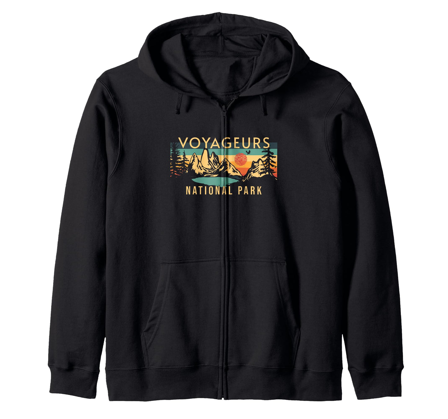 Voyageurs National Park Minnesota Usa Hoodie - Minimalist Print Men Women - T-Shirt, Sweatshirt, Hoodie