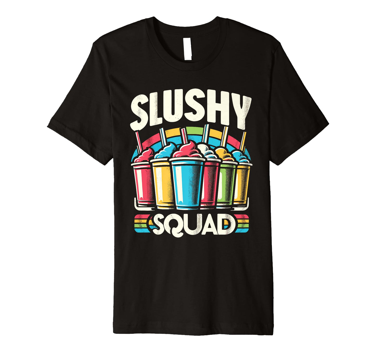 Slushy Squad Rainbow T-Shirt - Unique Graphic Men Women - T-Shirt, Sweatshirt, Hoodie