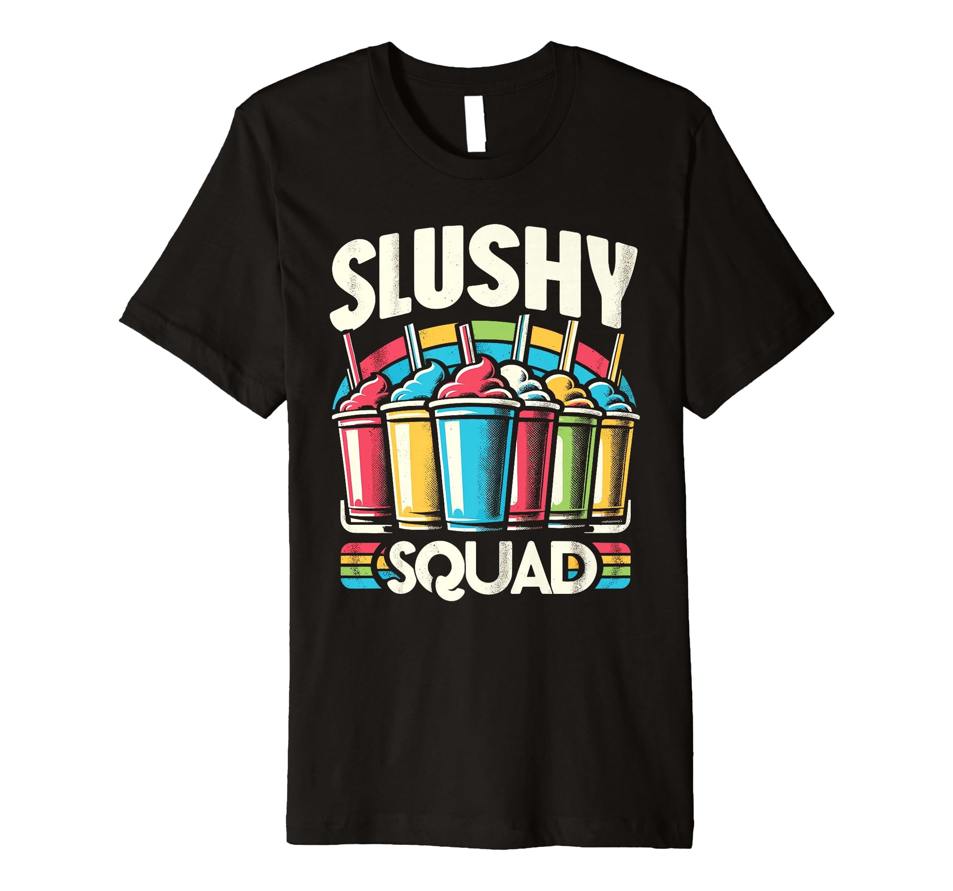 Slushy Squad Rainbow T-Shirt - Unique Graphic Men Women - T-Shirt, Sweatshirt, Hoodie