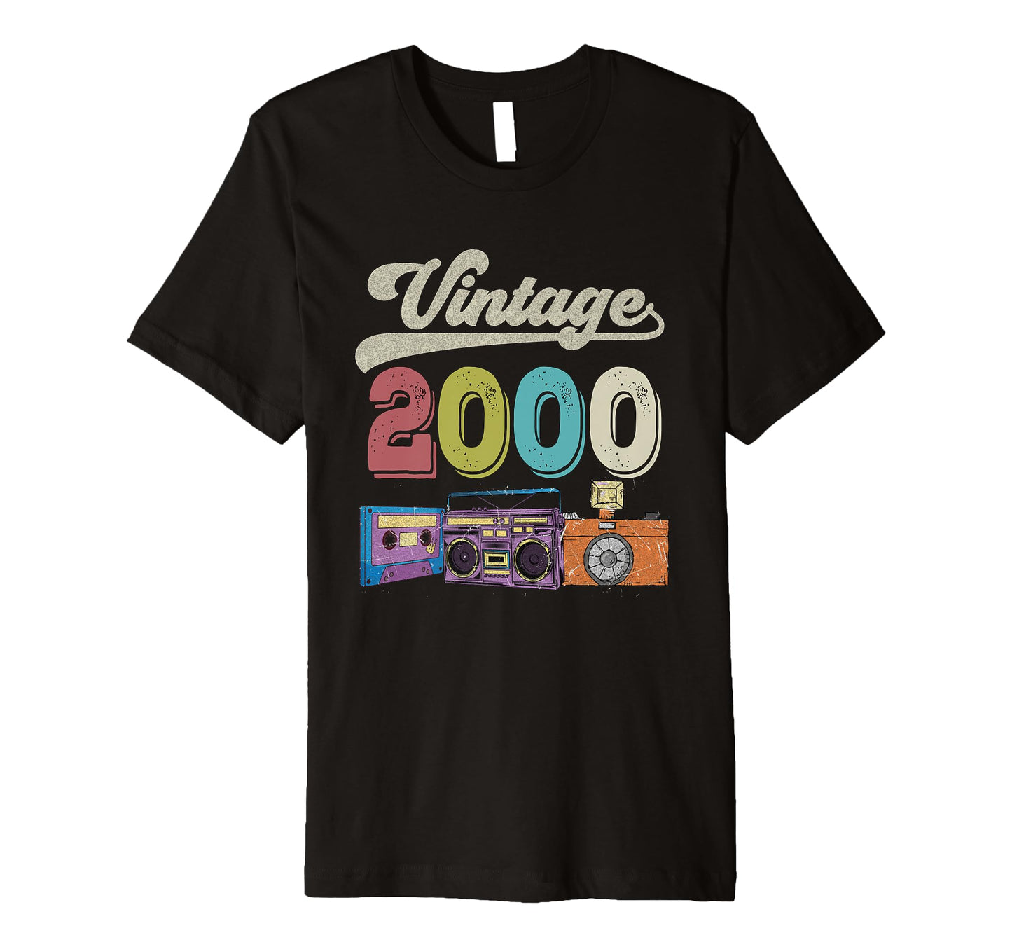 2000 Birthday Funny Old Cassette Tape T-Shirt - Trendy Graphic Men Women - T-Shirt, Sweatshirt, Hoodie