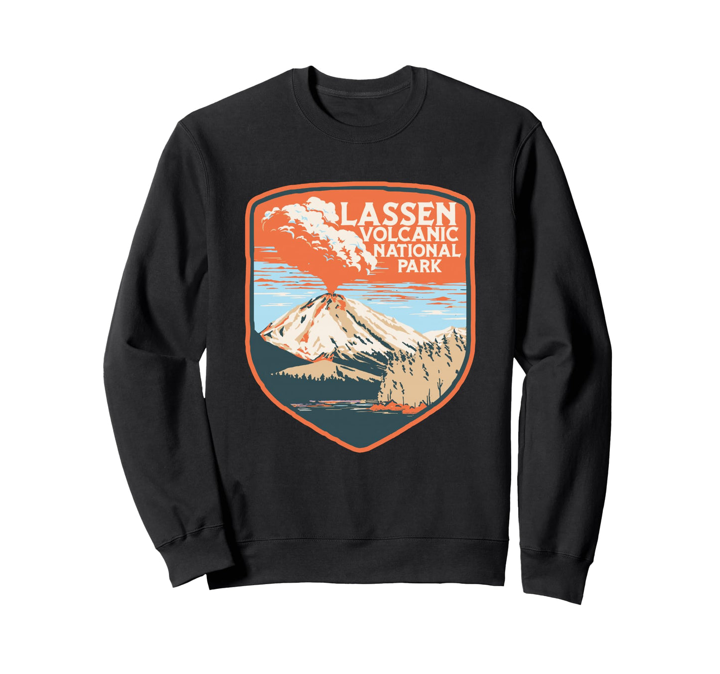 Lassen Volcanic National Park Volcano Sweatshirt - Trendy Graphic Unisex - T-Shirt, Sweatshirt, Hoodie