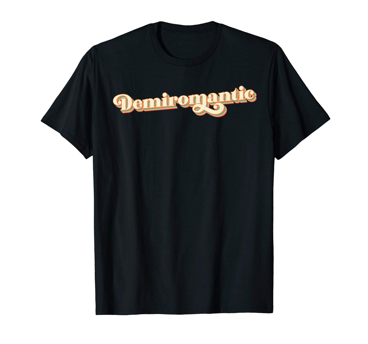 Demiromantic Rainbow Pride T-Shirt - Casual Everyday Wear for Adults - T-Shirt, Sweatshirt, Hoodie