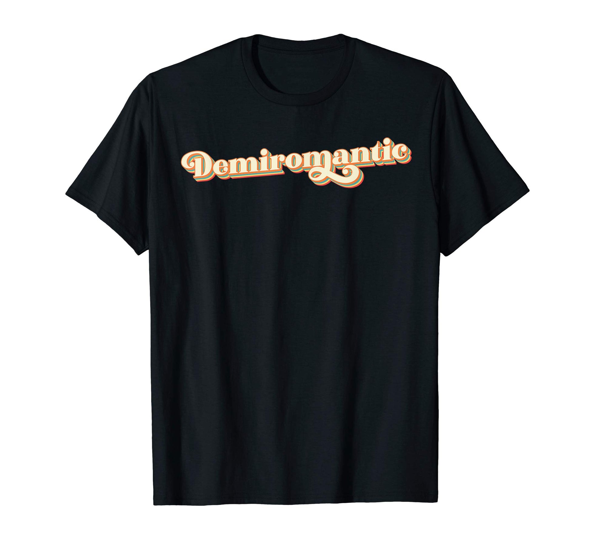 Demiromantic Rainbow Pride T-Shirt - Casual Everyday Wear for Adults - T-Shirt, Sweatshirt, Hoodie