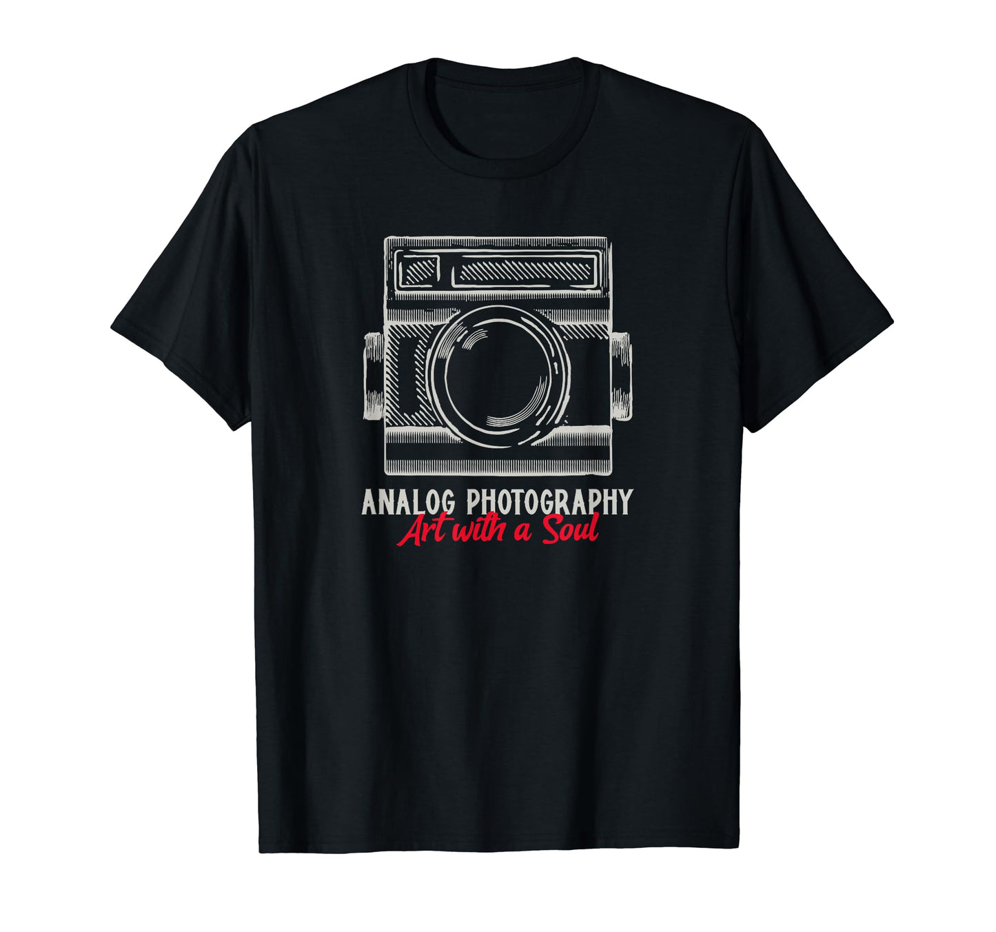 Analog Photography Art Soul Camera T-Shirt - Aesthetic Graphic Men Women - T-Shirt, Sweatshirt, Hoodie