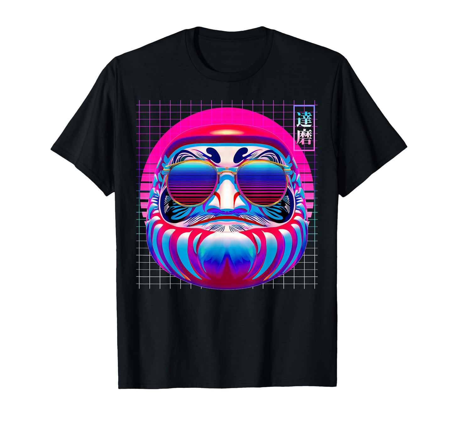 Daruma Sunglasses Doll Japan Vaporwave T-Shirt - Streetwear Style Unisex - T-Shirt, Sweatshirt, Hoodie