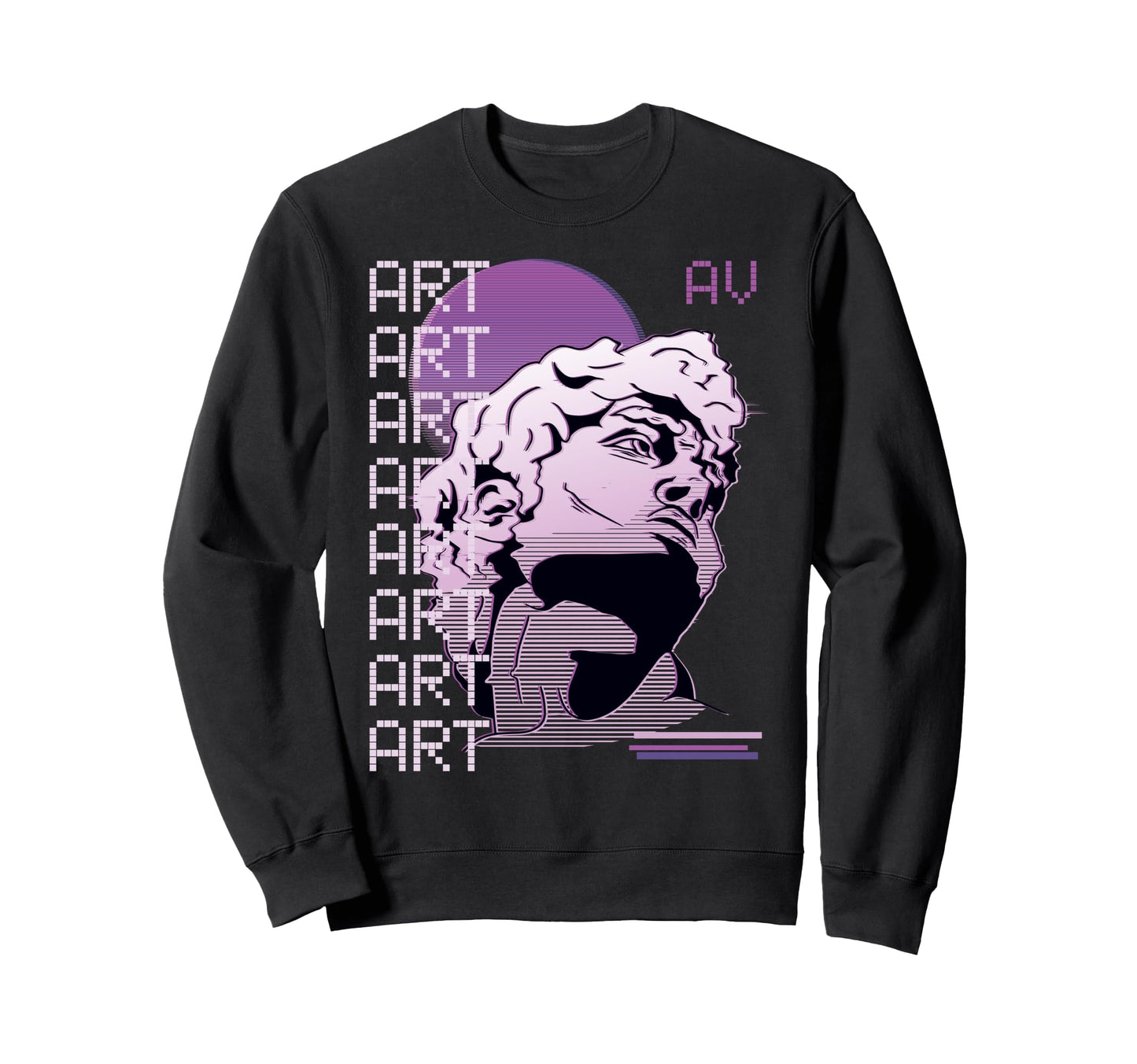 Vaporwave Aesthetic 80S 90S Sweatshirt - Custom Art Print Unisex - T-Shirt, Sweatshirt, Hoodie