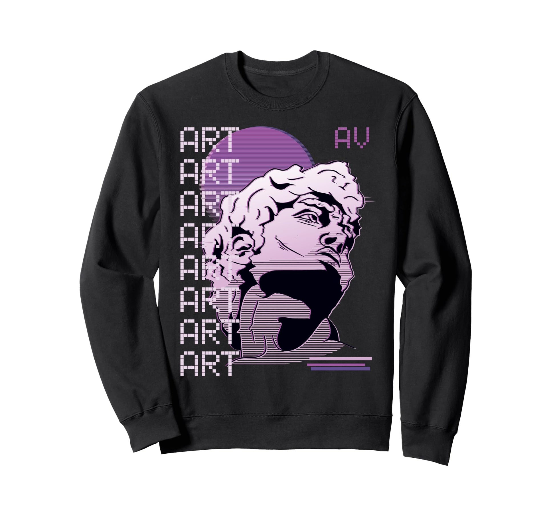 Vaporwave Aesthetic 80S 90S Sweatshirt - Custom Art Print Unisex - T-Shirt, Sweatshirt, Hoodie