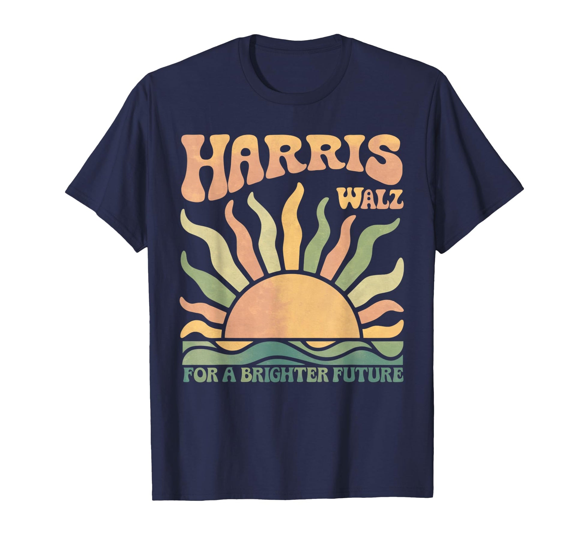 Boho Harris Walz Brighter Future T-Shirt - Streetwear Style for Adults - T-Shirt, Sweatshirt, Hoodie