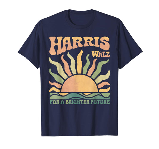 Boho Harris Walz Brighter Future T-Shirt - Streetwear Style for Adults - T-Shirt, Sweatshirt, Hoodie