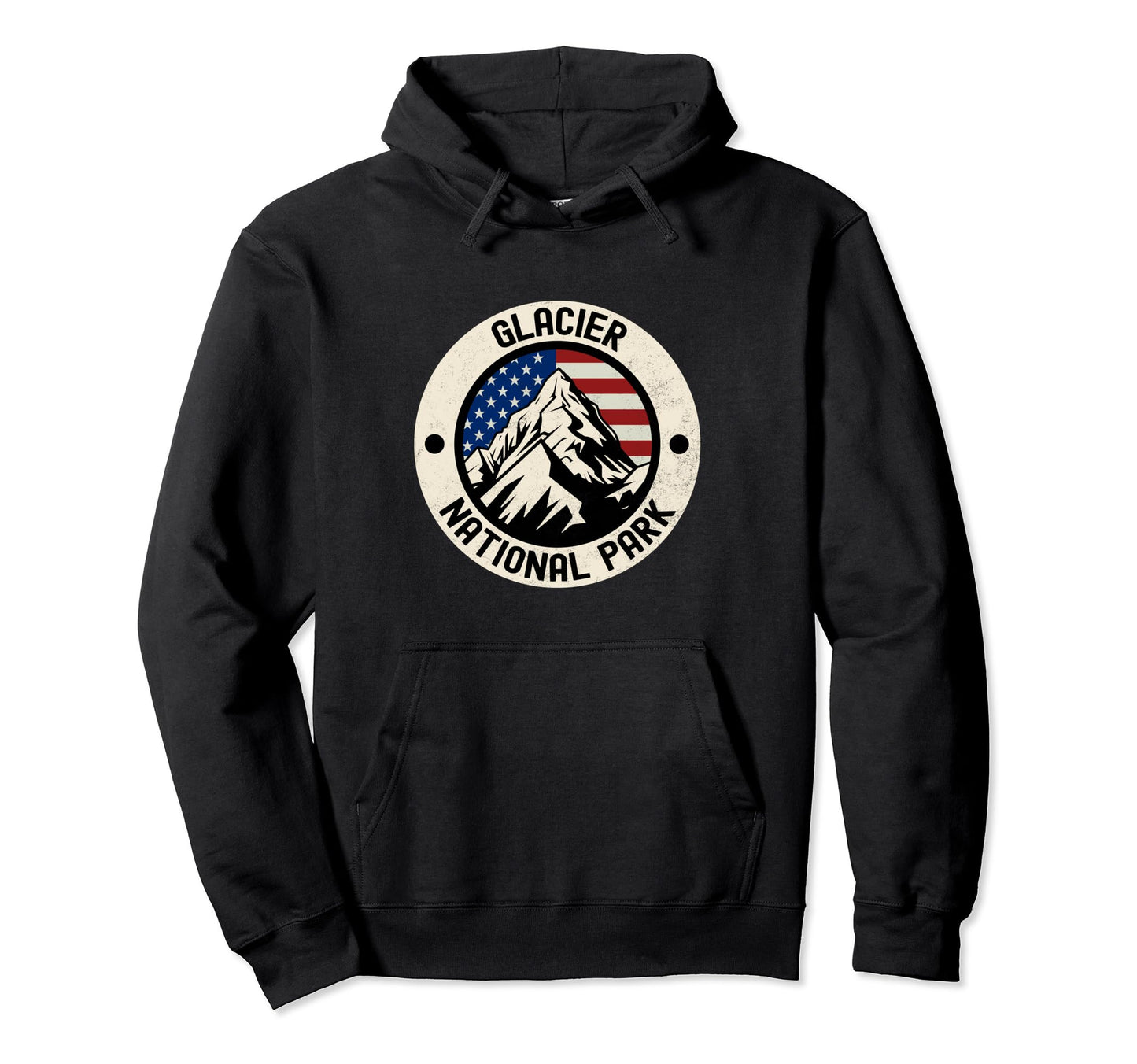 Glacier National Park Hoodie - Graphic Print Men Women - T-Shirt, Sweatshirt, Hoodie