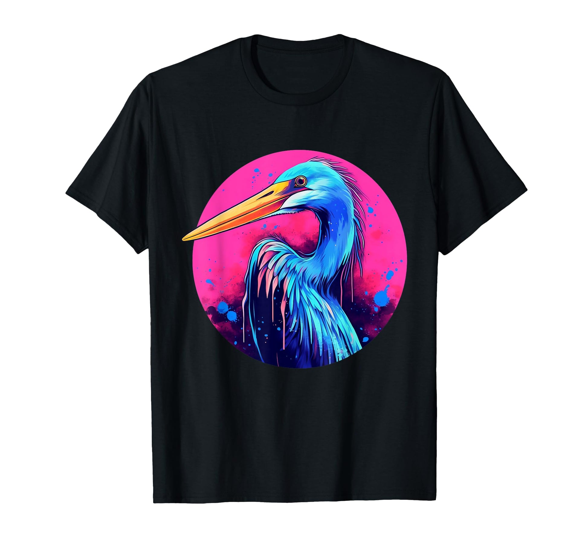 Vaporwave Aesthetic Great Blue T-Shirt - Fun Novelty Design for Adults - T-Shirt, Sweatshirt, Hoodie