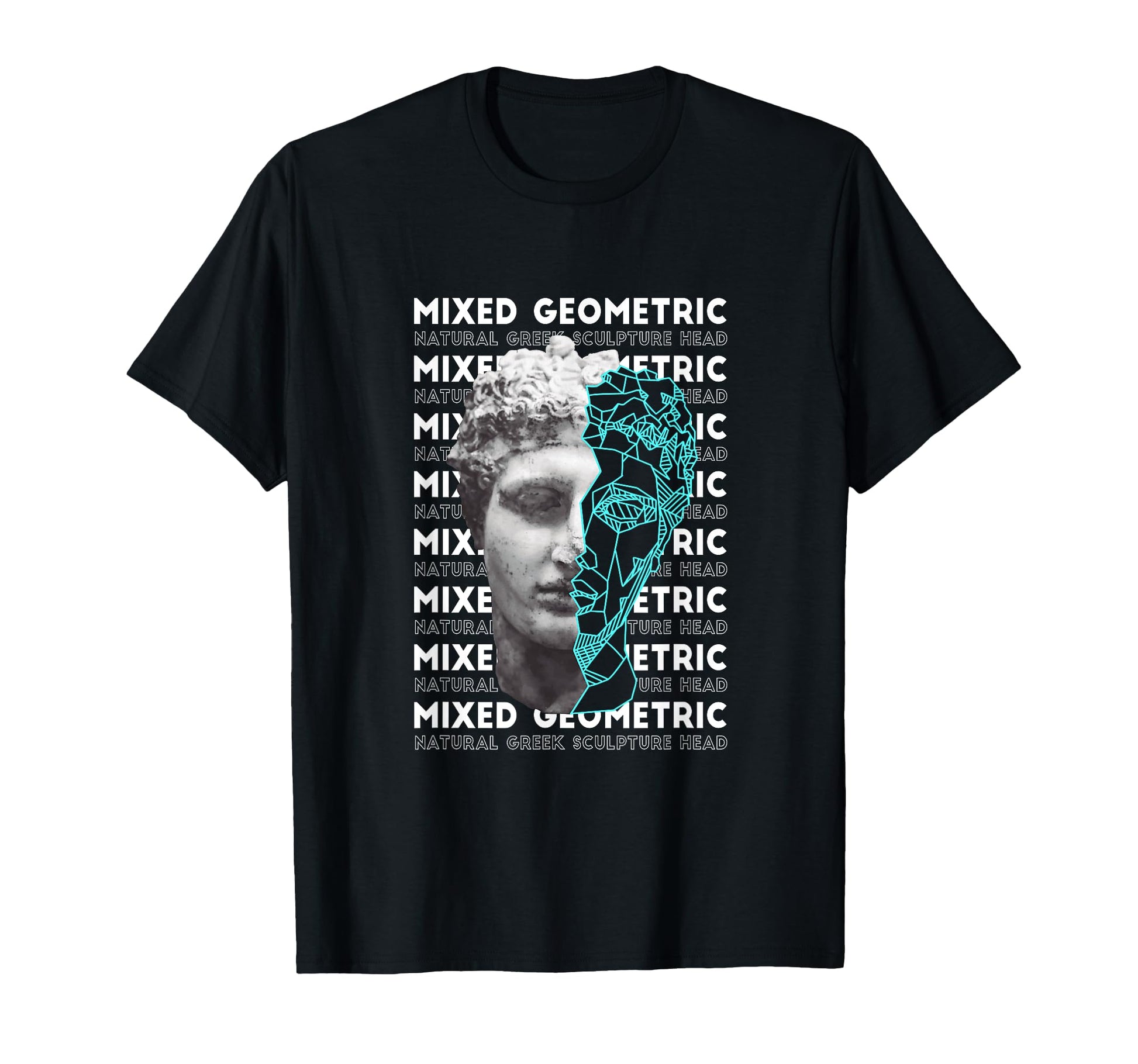 Vaporwave Aesthetic Greek Eboy Egirl T-Shirt - Custom Art Print for Adults - T-Shirt, Sweatshirt, Hoodie