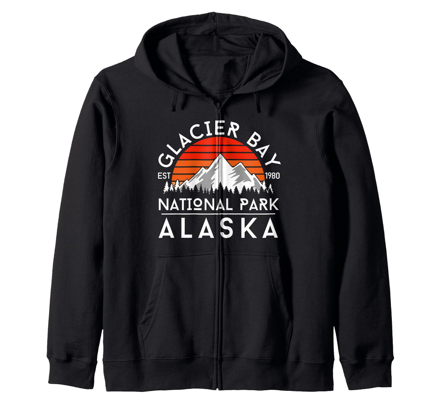 Glacier Bay National Park Alaska Sweatshirt - Novelty Apparel Men Women - T-Shirt, Sweatshirt, Hoodie
