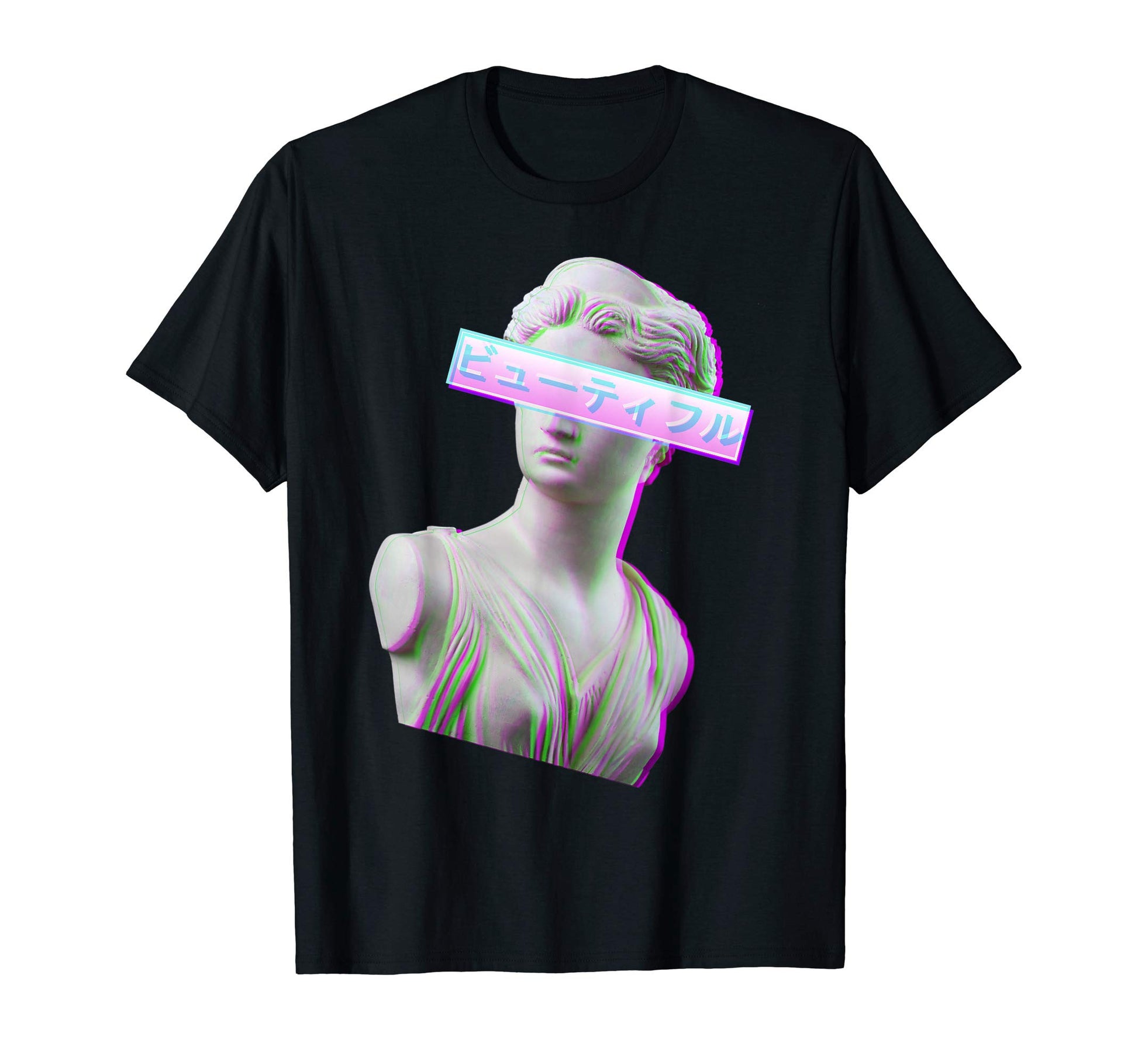 90S Statue Japanese Otaku T-Shirt - Fun Novelty Design for Adults - T-Shirt, Sweatshirt, Hoodie
