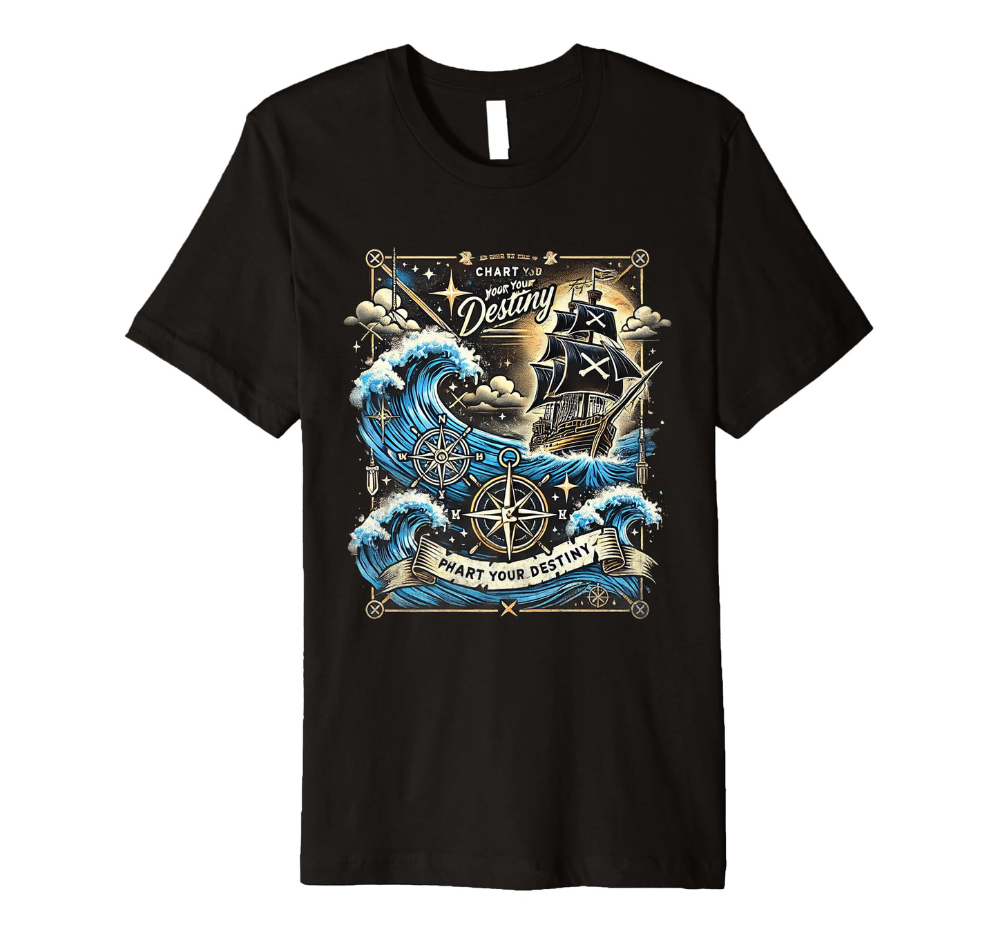 Phart Your Destiny Pirate Vaporwave T-Shirt - Streetwear Style for Adults - T-Shirt, Sweatshirt, Hoodie
