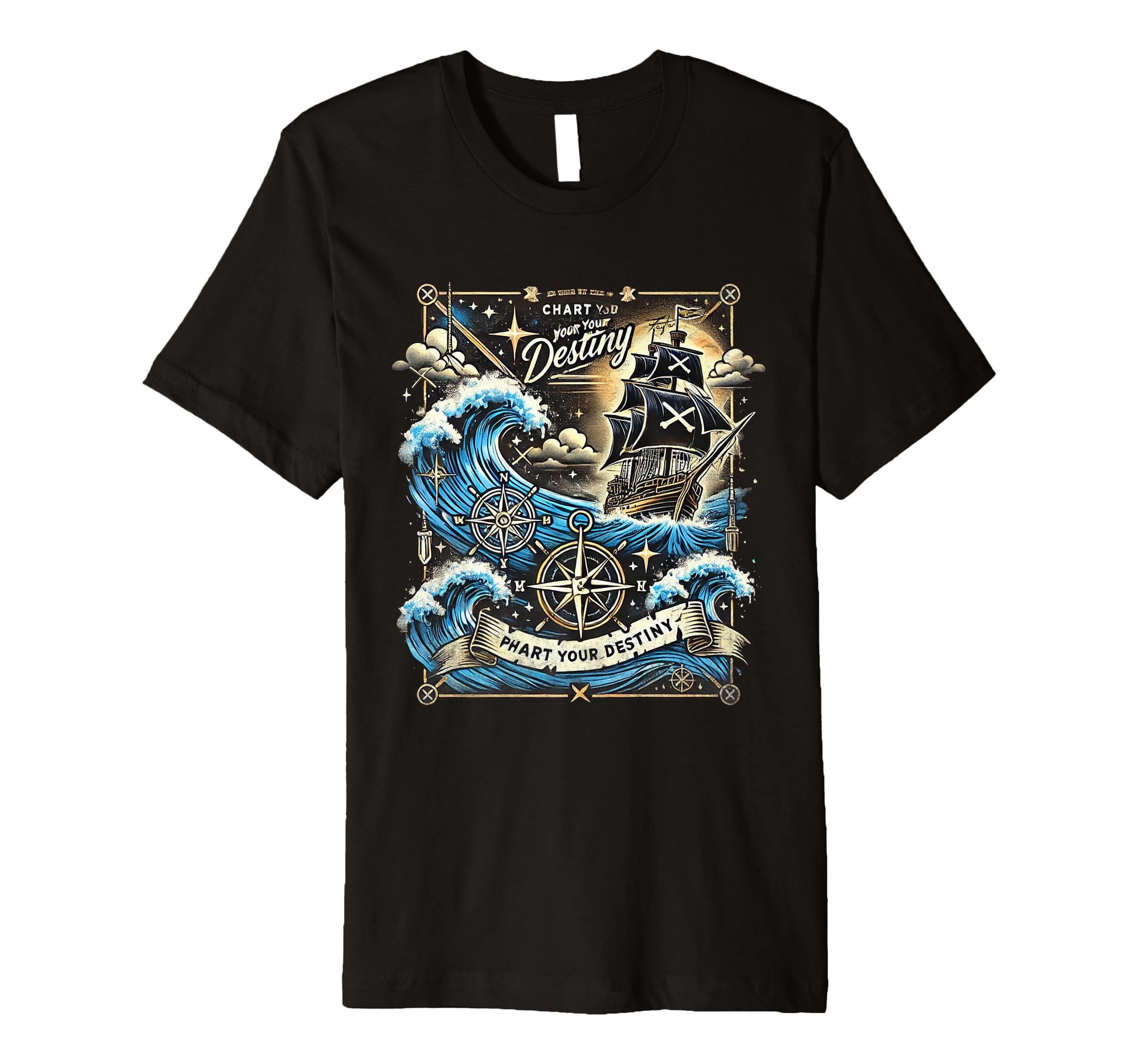 Phart Your Destiny Pirate Vaporwave T-Shirt - Streetwear Style for Adults - T-Shirt, Sweatshirt, Hoodie