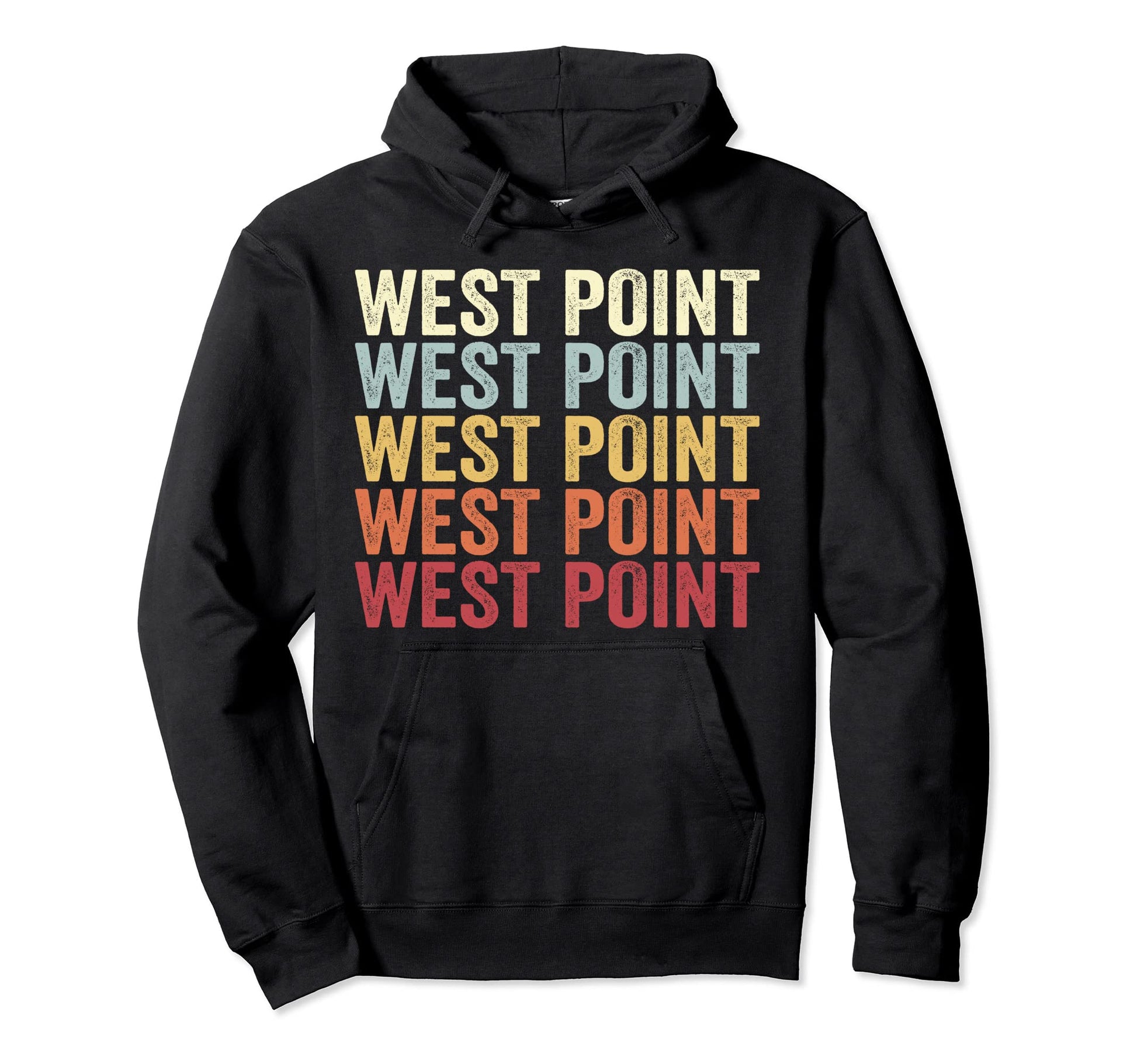 West Point Virginia West Point Va Text Hoodie - Streetwear Style Men Women - T-Shirt, Sweatshirt, Hoodie