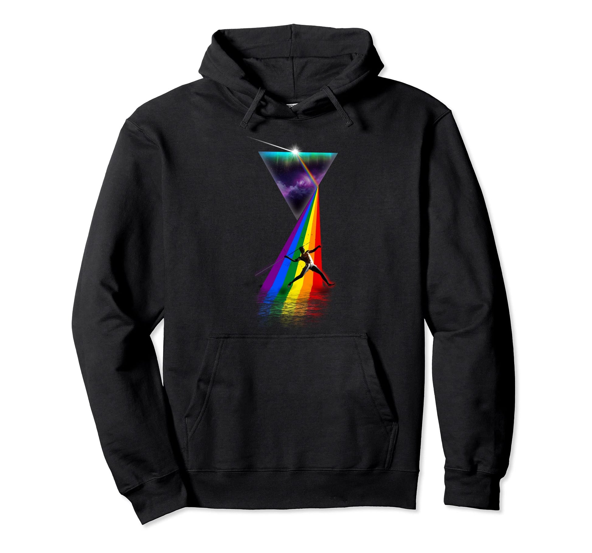 Prism Javelin Hoodie - Custom Art Print Unisex - T-Shirt, Sweatshirt, Hoodie