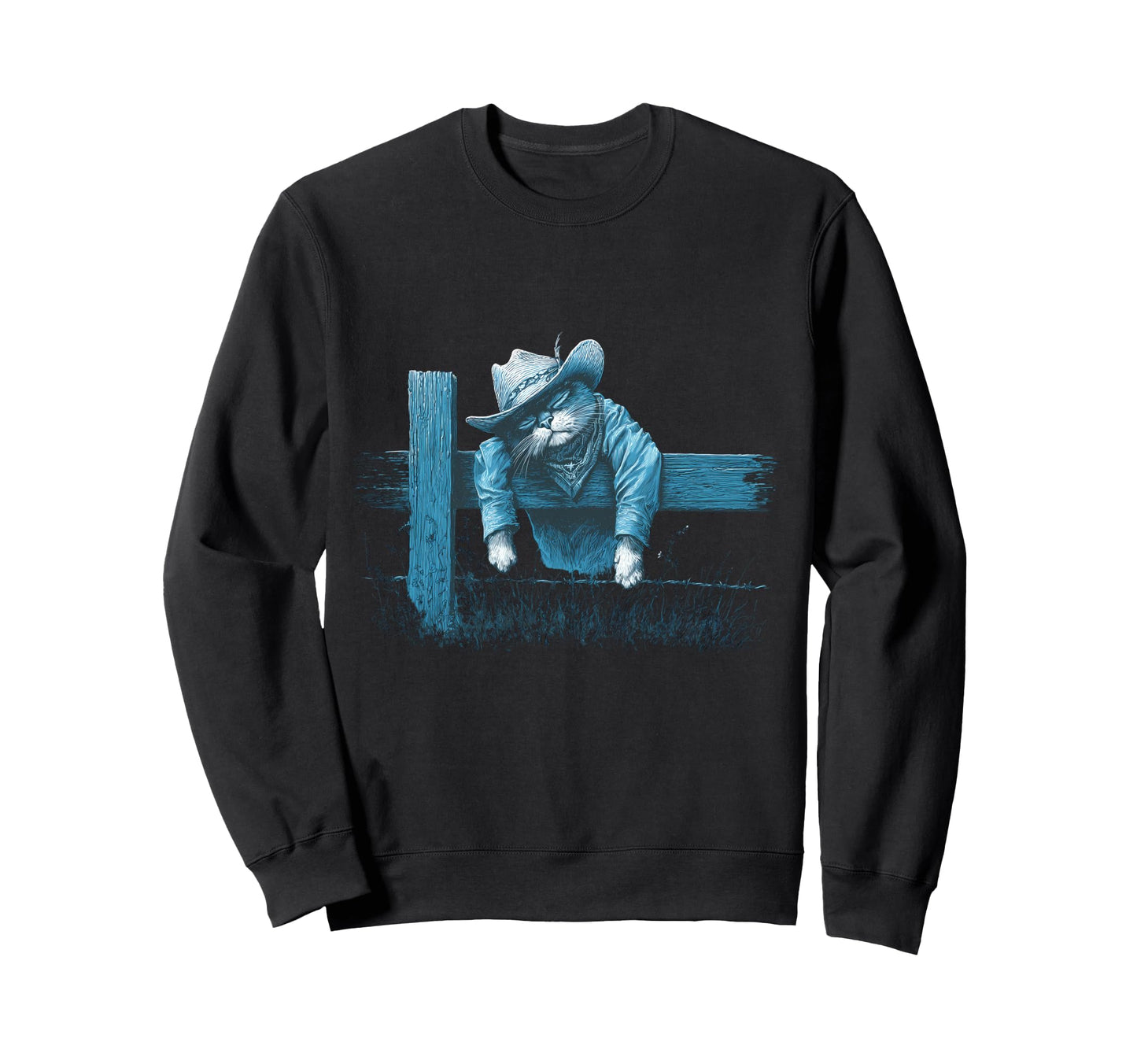 Country Western Cowgirl Funny Sweatshirt - Custom Art Print Men Women - T-Shirt, Sweatshirt, Hoodie