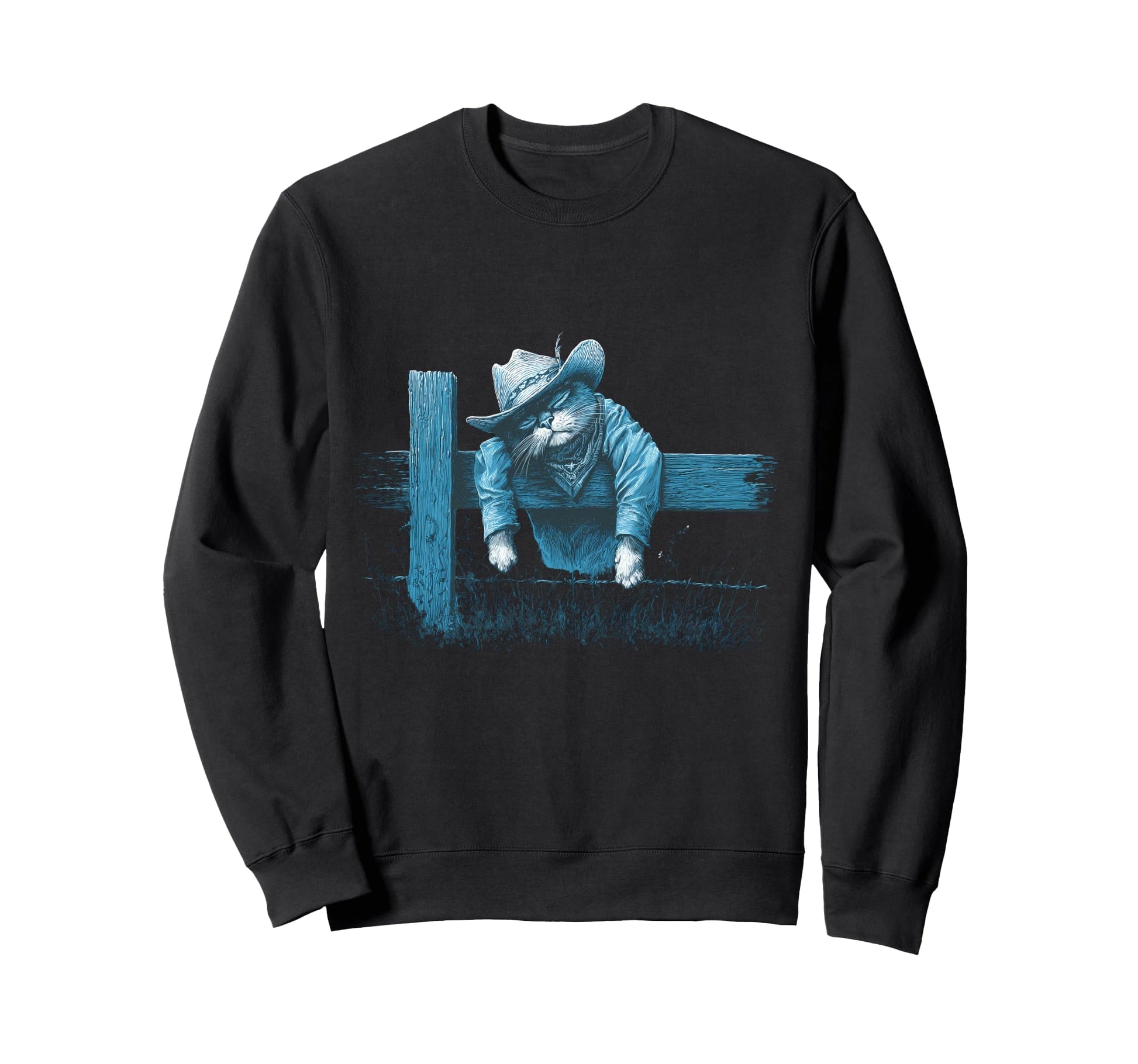 Country Western Cowgirl Funny Sweatshirt - Custom Art Print Men Women - T-Shirt, Sweatshirt, Hoodie