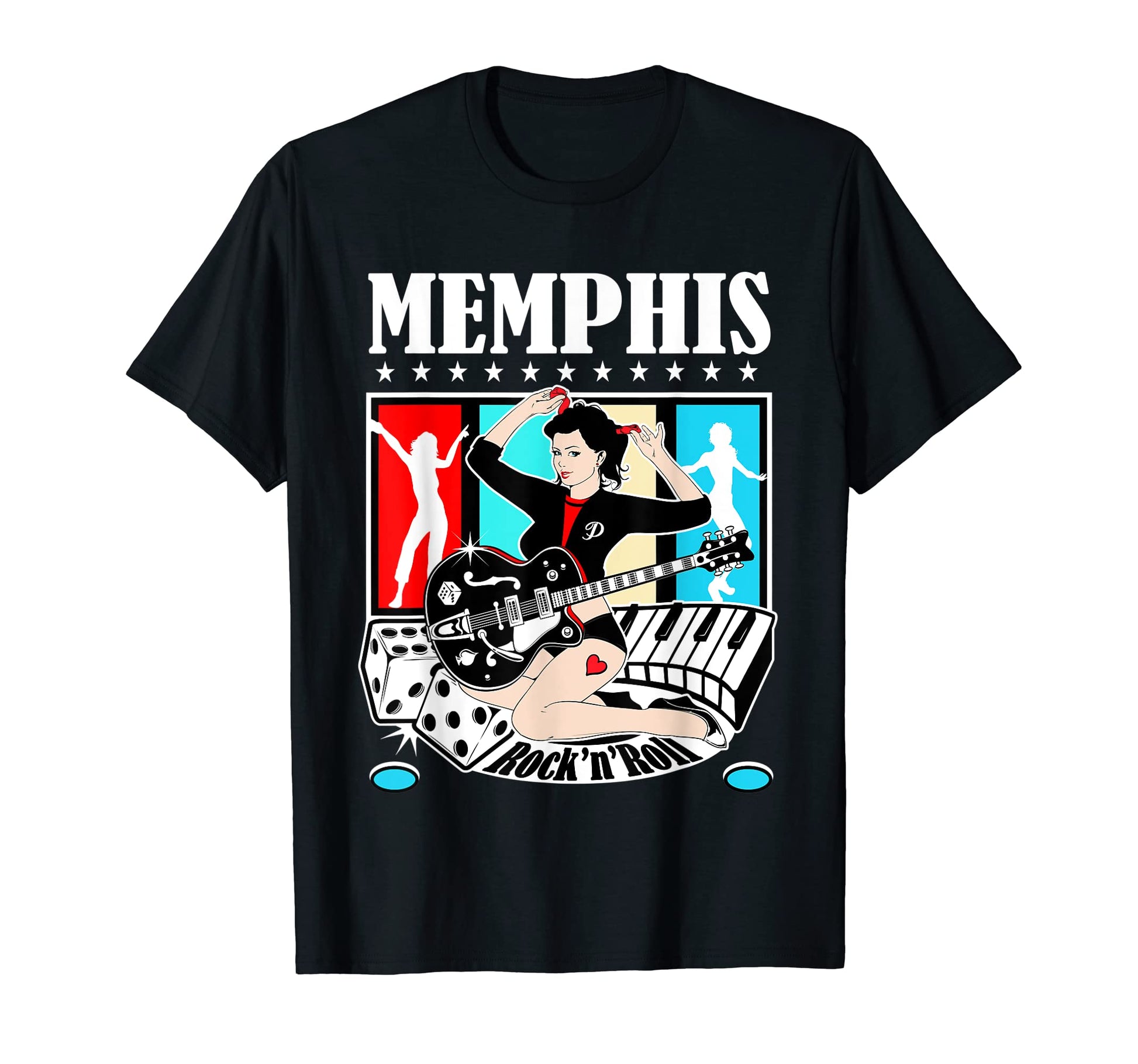 Rockabilly Pin Up 50S Sock Hop 60S T-Shirt - Novelty Apparel for Adults - T-Shirt, Sweatshirt, Hoodie