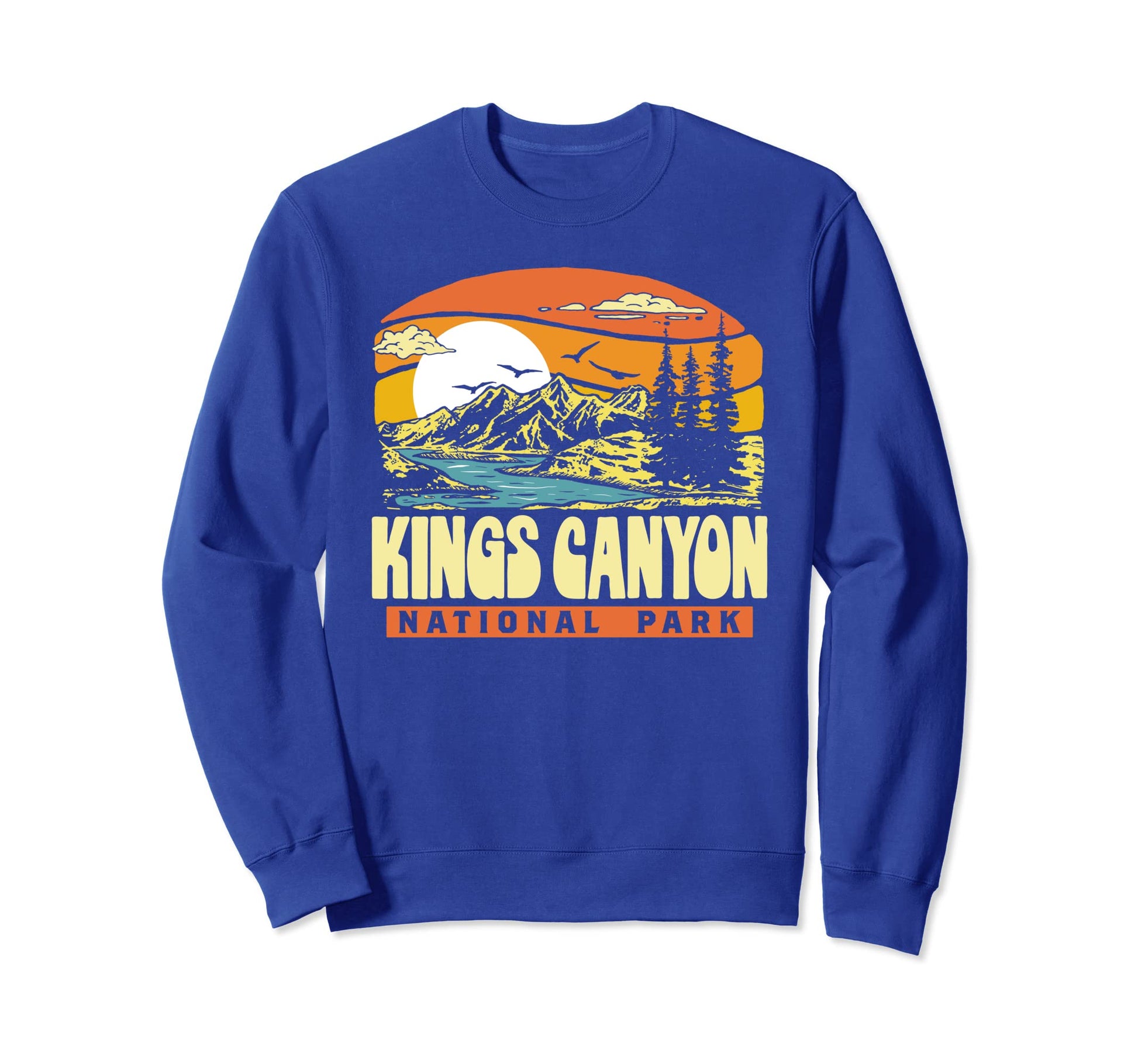 Kings Canyon National Park 80S Sweatshirt - Trendy Graphic Men Women - T-Shirt, Sweatshirt, Hoodie