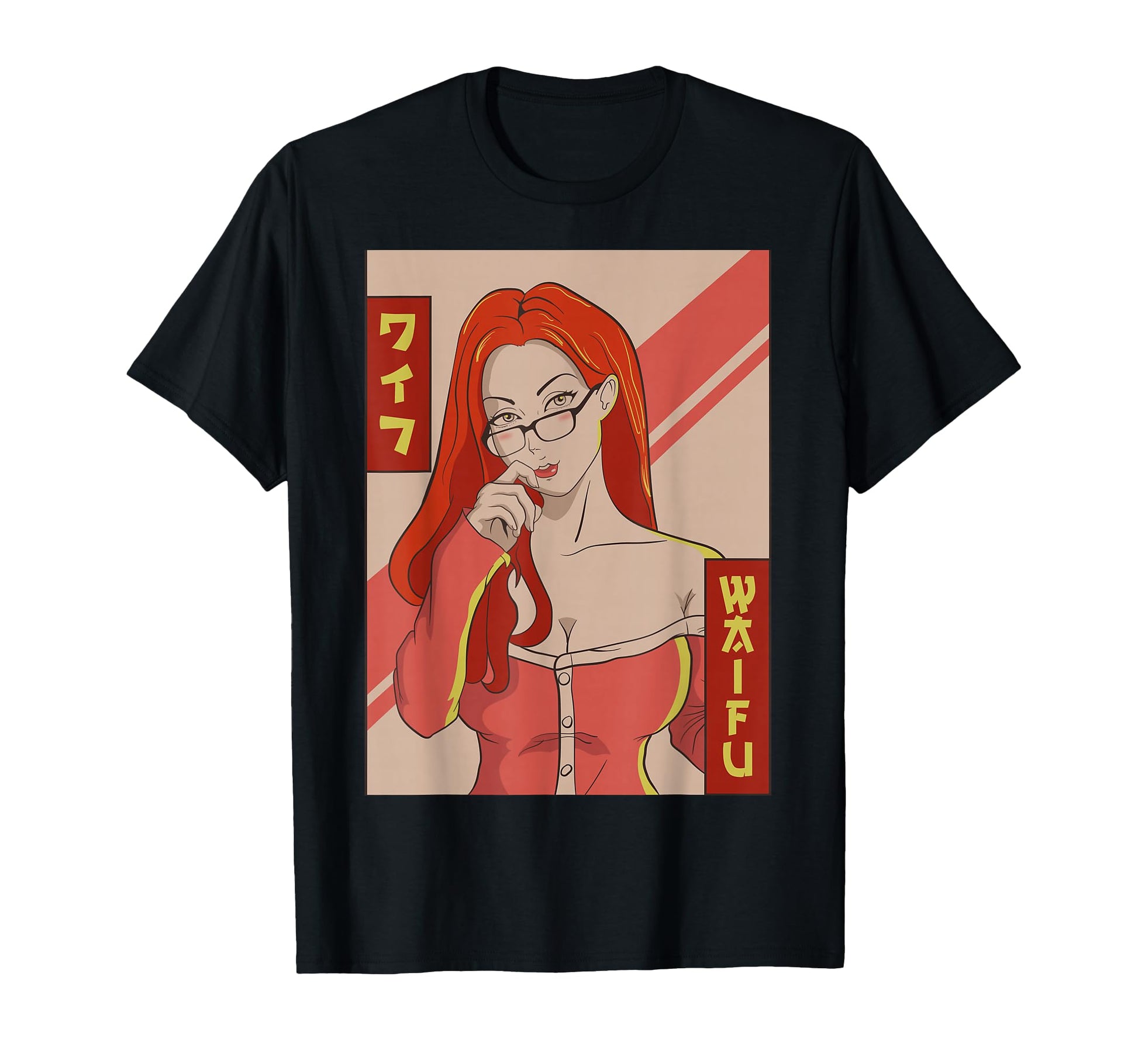 Waifu Anime Japanese Vaporwave T-Shirt - Casual Everyday Wear Men Women - T-Shirt, Sweatshirt, Hoodie