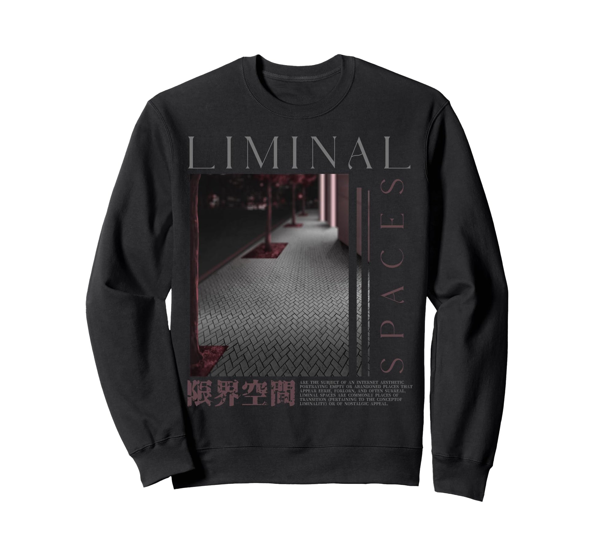 Liminal Aesthetic Vaporwave Sweatshirt - Novelty Apparel Men Women - T-Shirt, Sweatshirt, Hoodie