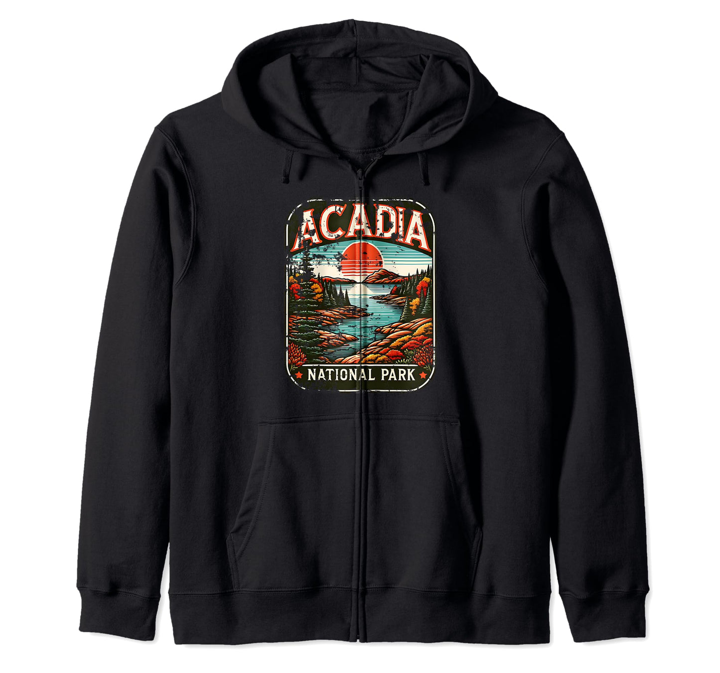 Acadia National Park Maine Usa Outdoor Sweatshirt - Novelty Apparel Unisex - T-Shirt, Sweatshirt, Hoodie