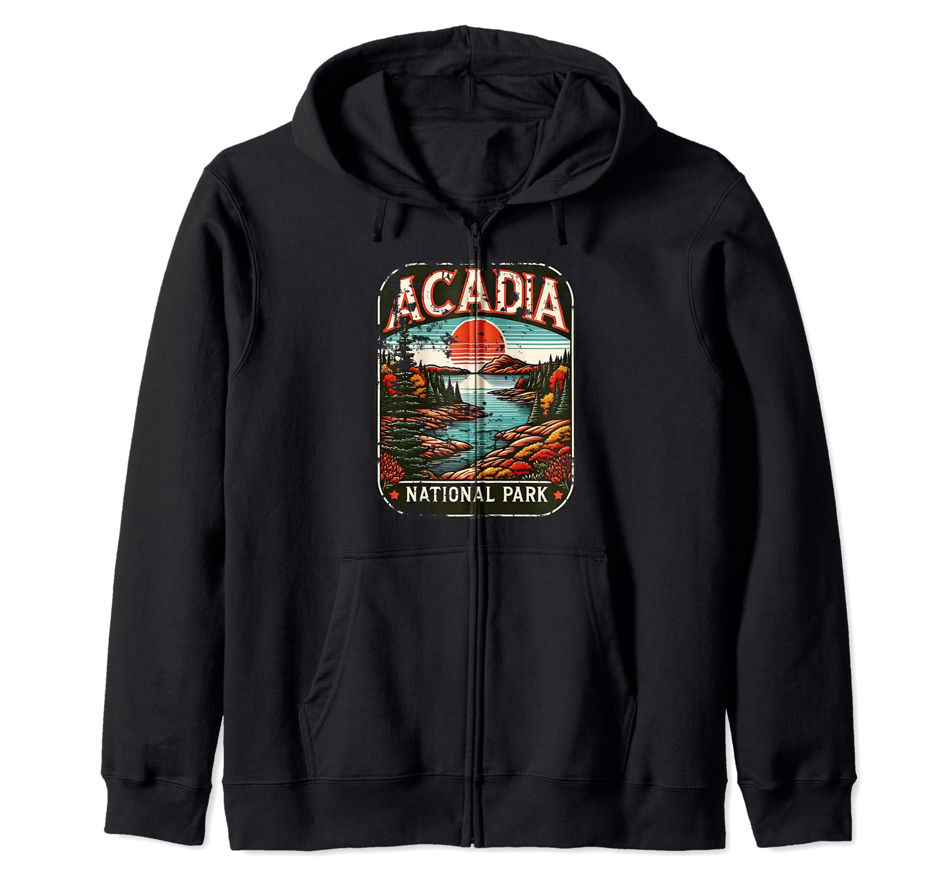 Acadia National Park Maine Usa Outdoor Sweatshirt - Novelty Apparel Unisex - T-Shirt, Sweatshirt, Hoodie