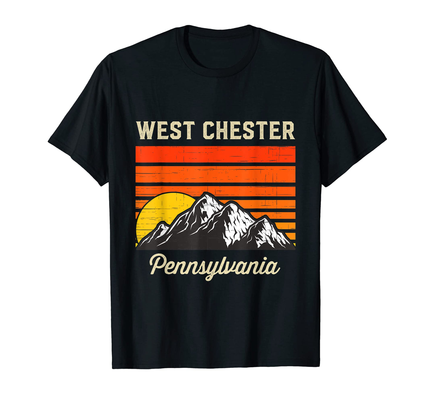West Chester Pennsylvania City T-Shirt - Aesthetic Graphic for Adults - T-Shirt, Sweatshirt, Hoodie