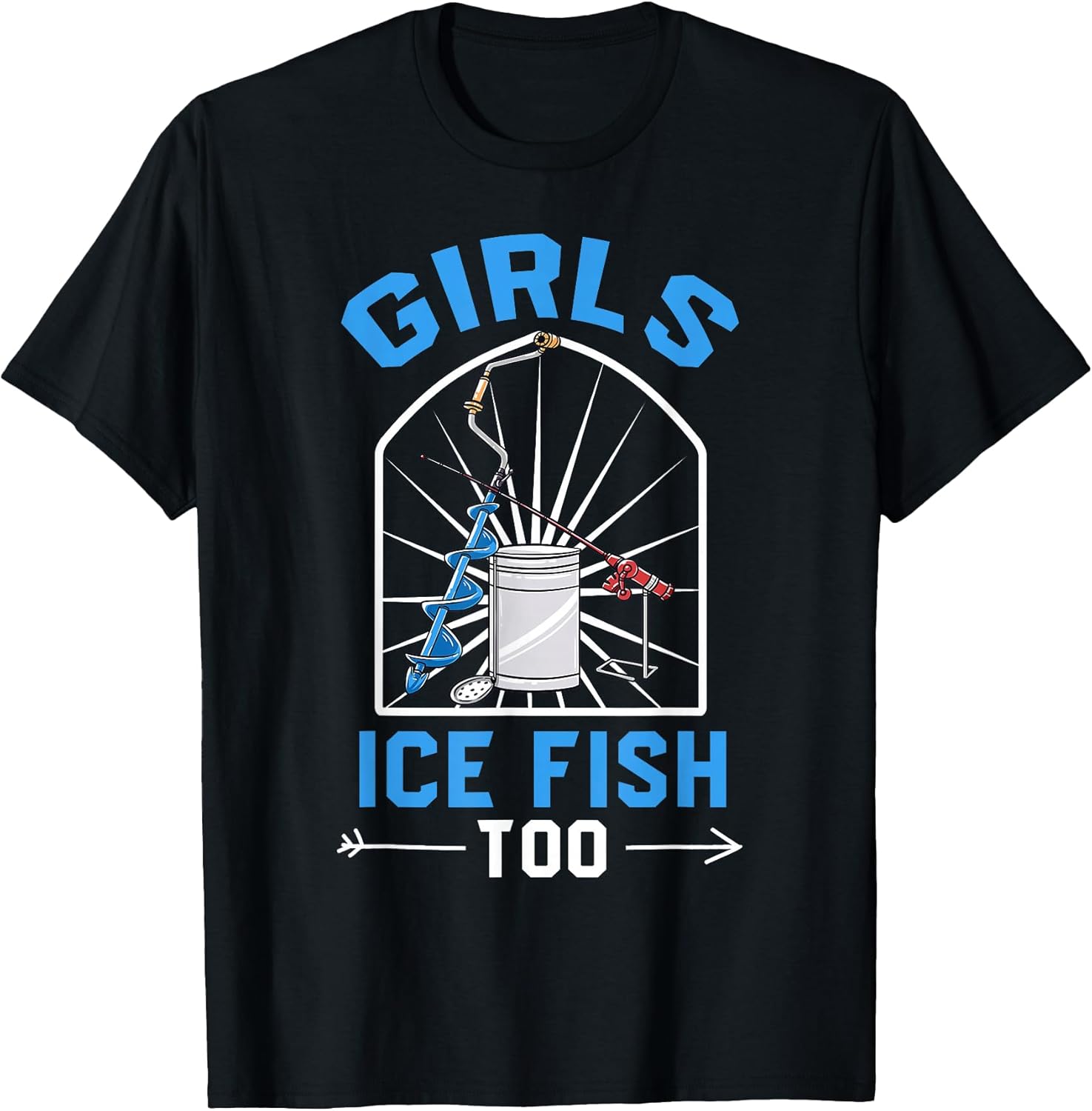 323 Ice Fishing Merch - Adult & Kids T-Shirts, Sweatshirts & Hoodies apparel design preview 1
